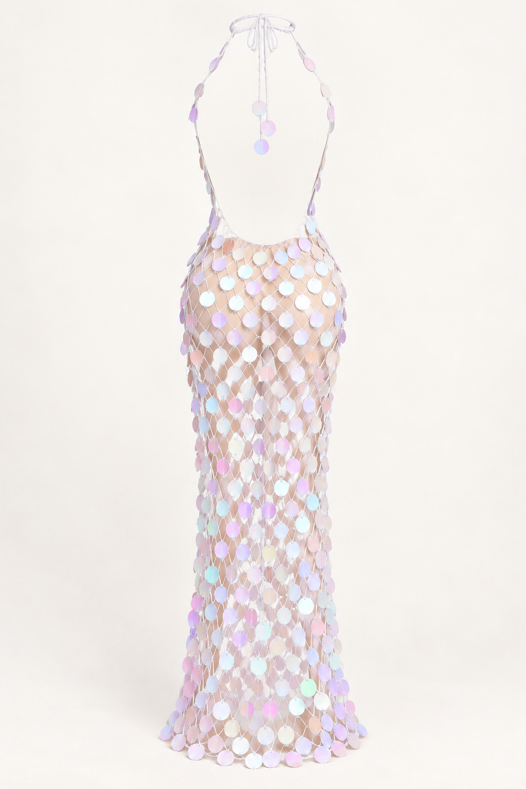LUMI DRESS — SKY BLUE — White