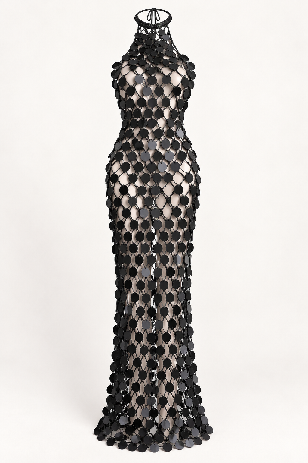 LUMI DRESS — WHITE — Black