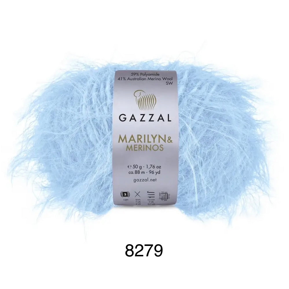 FUZZY SLIPPERS — YELLOW — Sky Blue