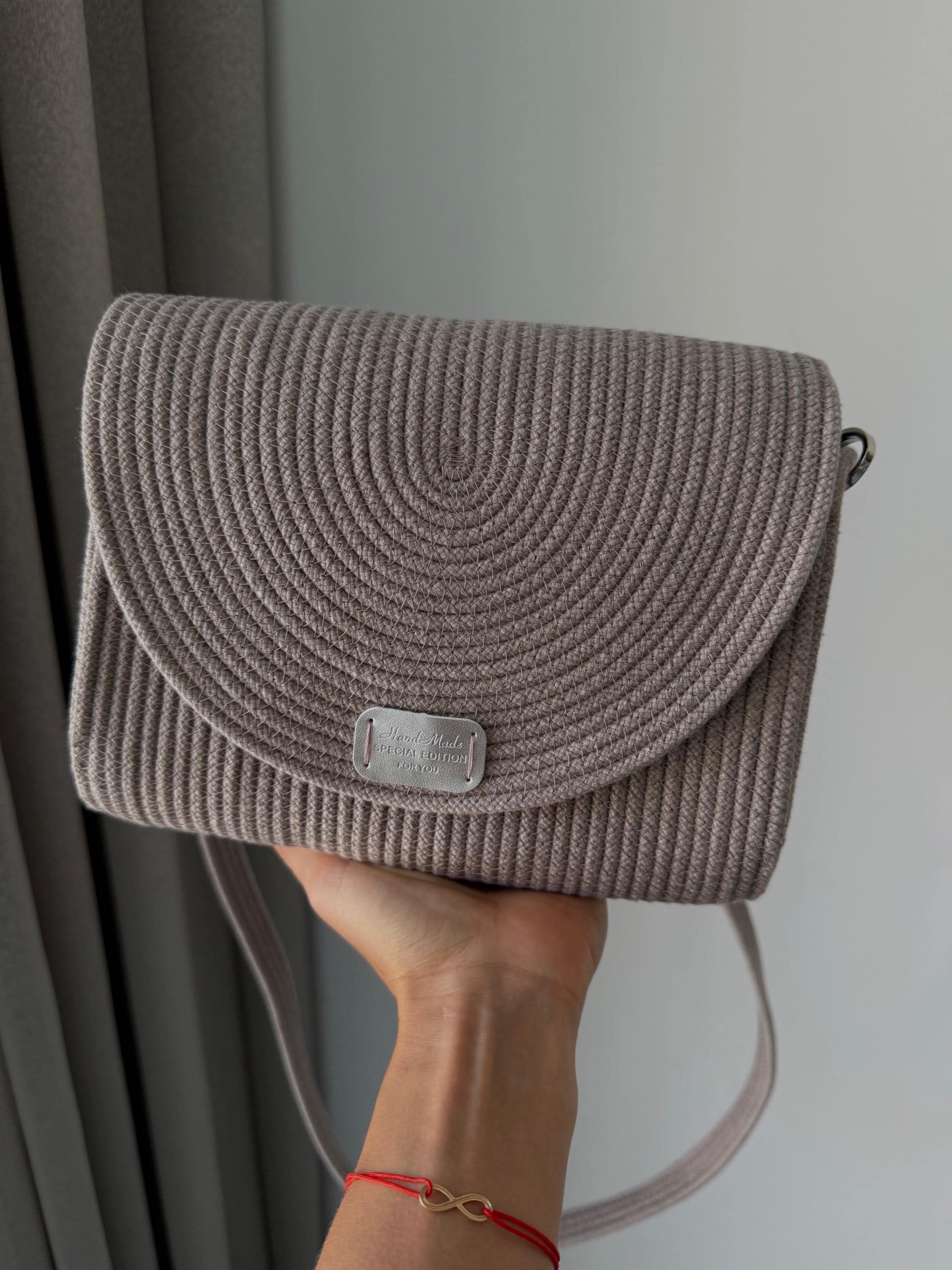 COTTON CROSSBODY BAG — SPIRAL