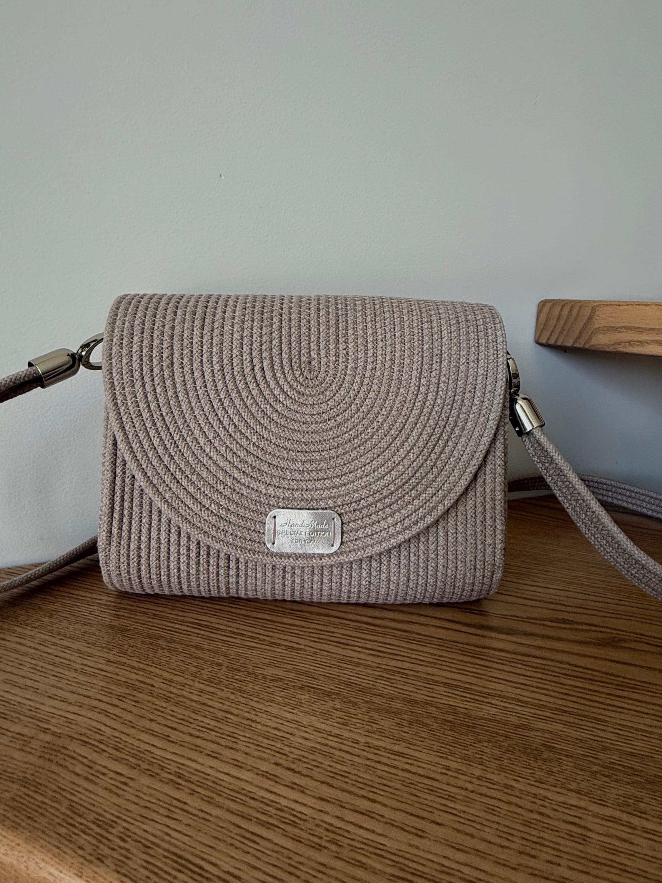 COTTON CROSSBODY BAG — SPIRAL