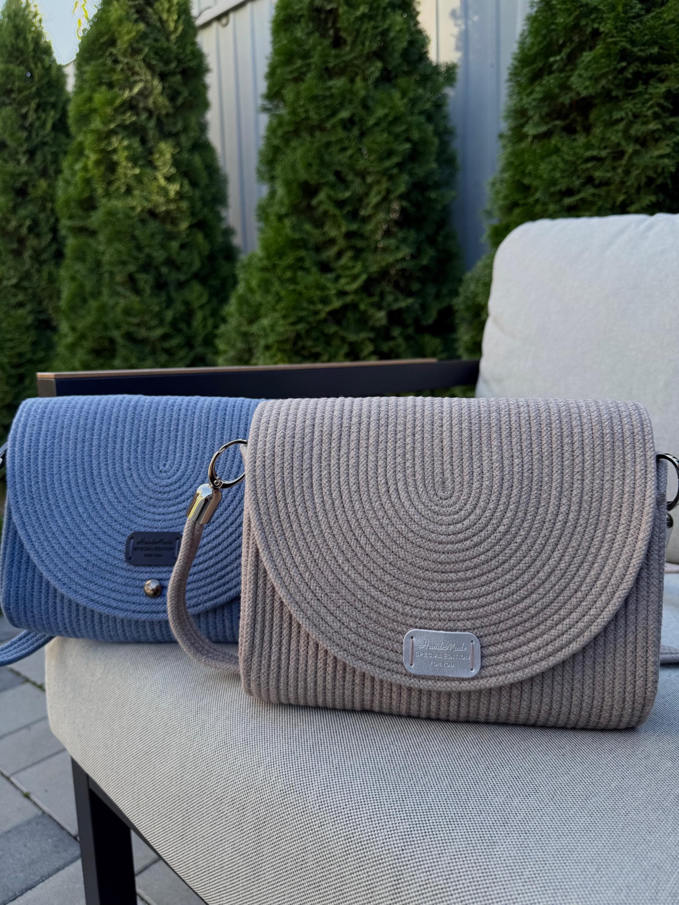 COTTON CROSSBODY BAG — SPIRAL