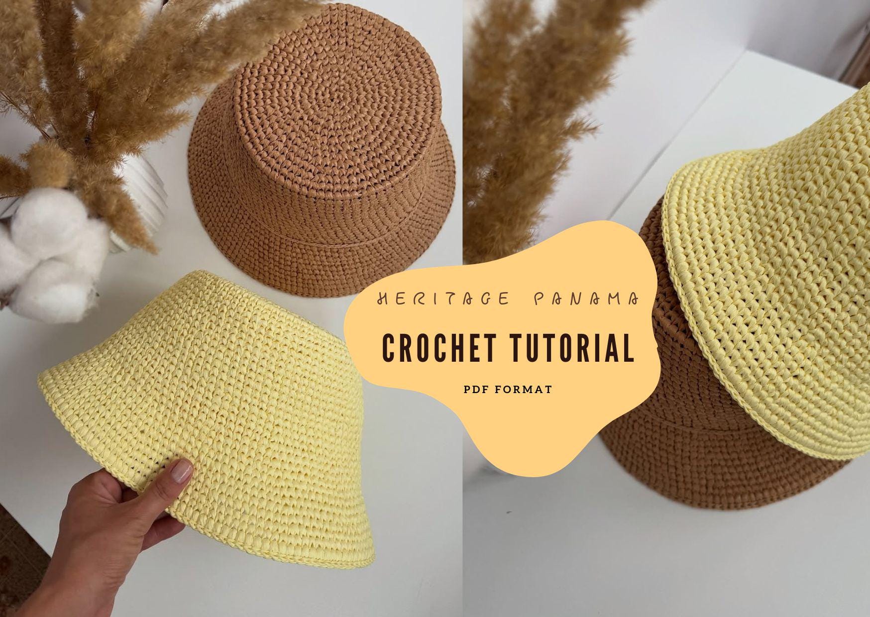 CROCHET HAT PATTERN — PDF