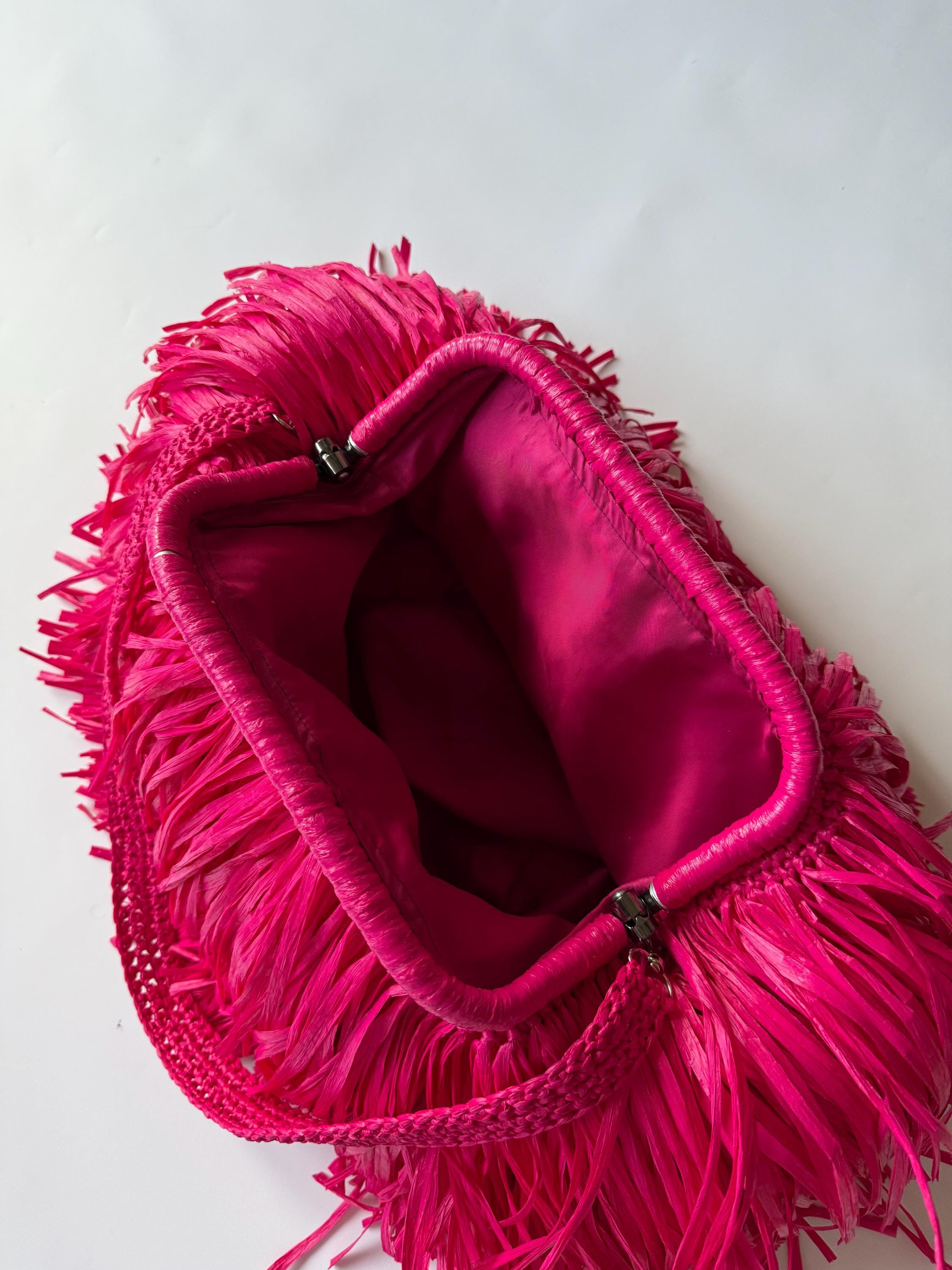 TEXTURE CLUTCH — MAGENTA — view 4