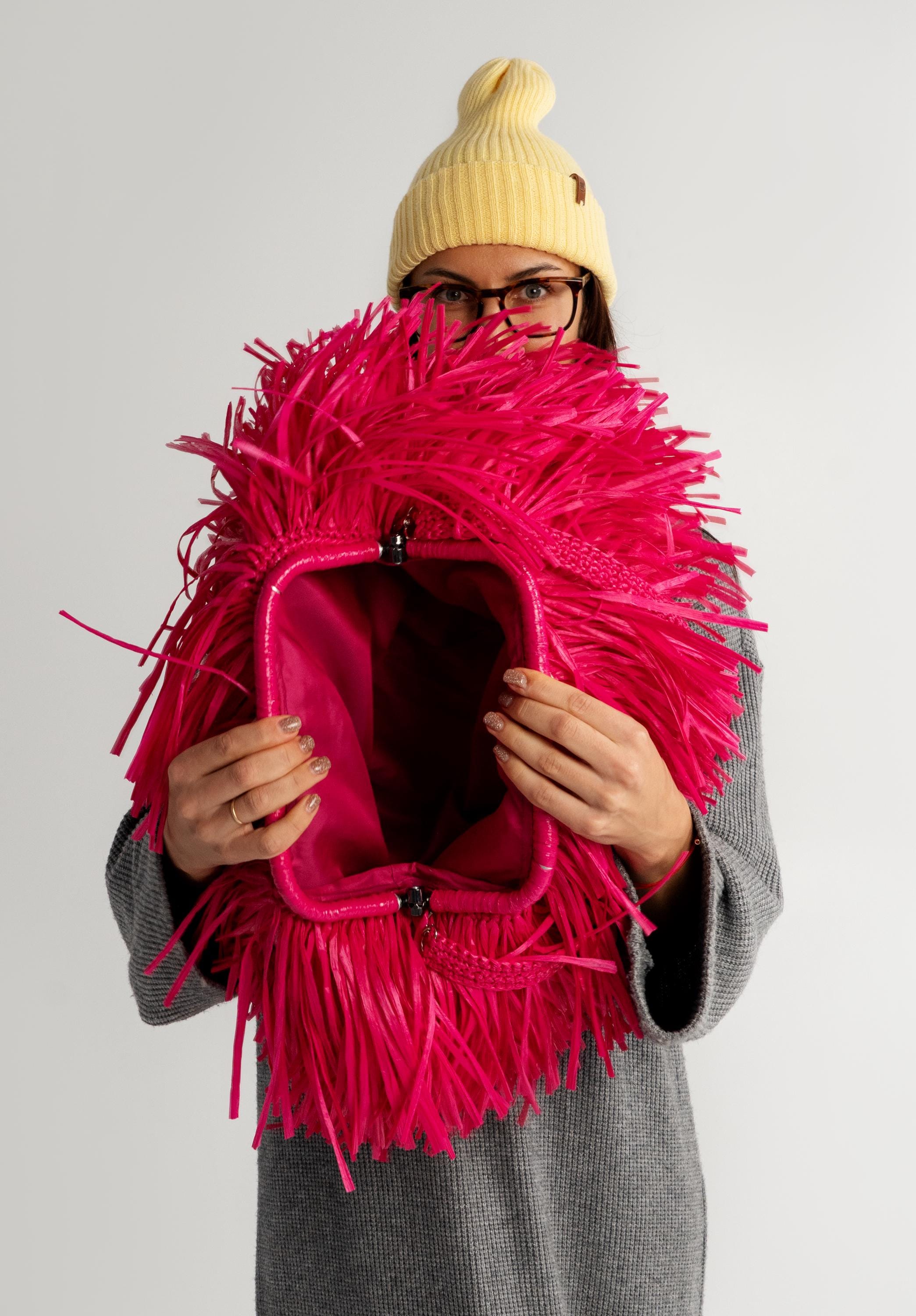 TEXTURE CLUTCH — MAGENTA — view 2