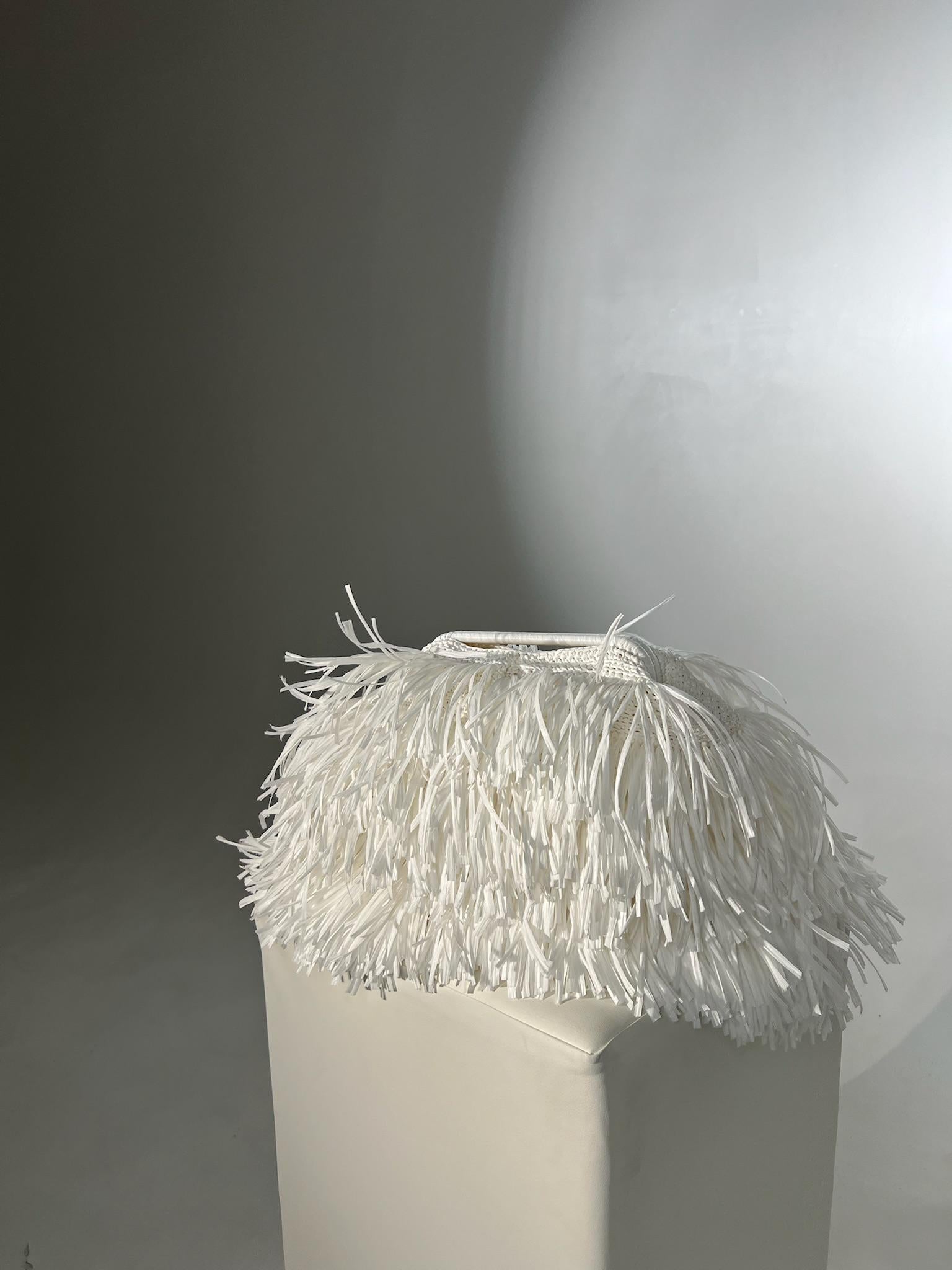 TEXTURE CLUTCH — WHITE — view 2