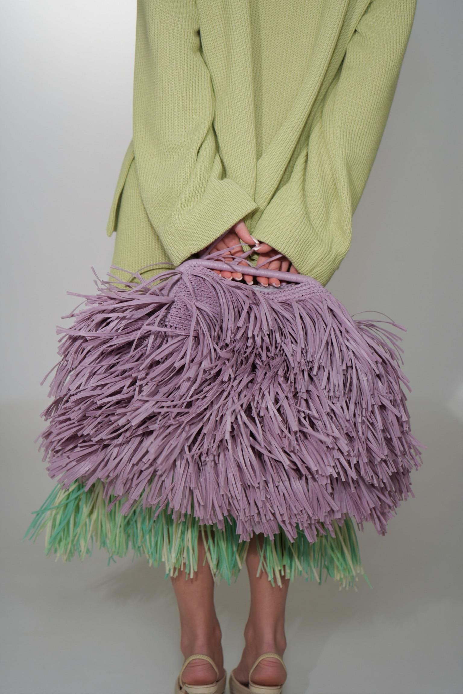 SHAGGY BAG — LAVENDER — view 2