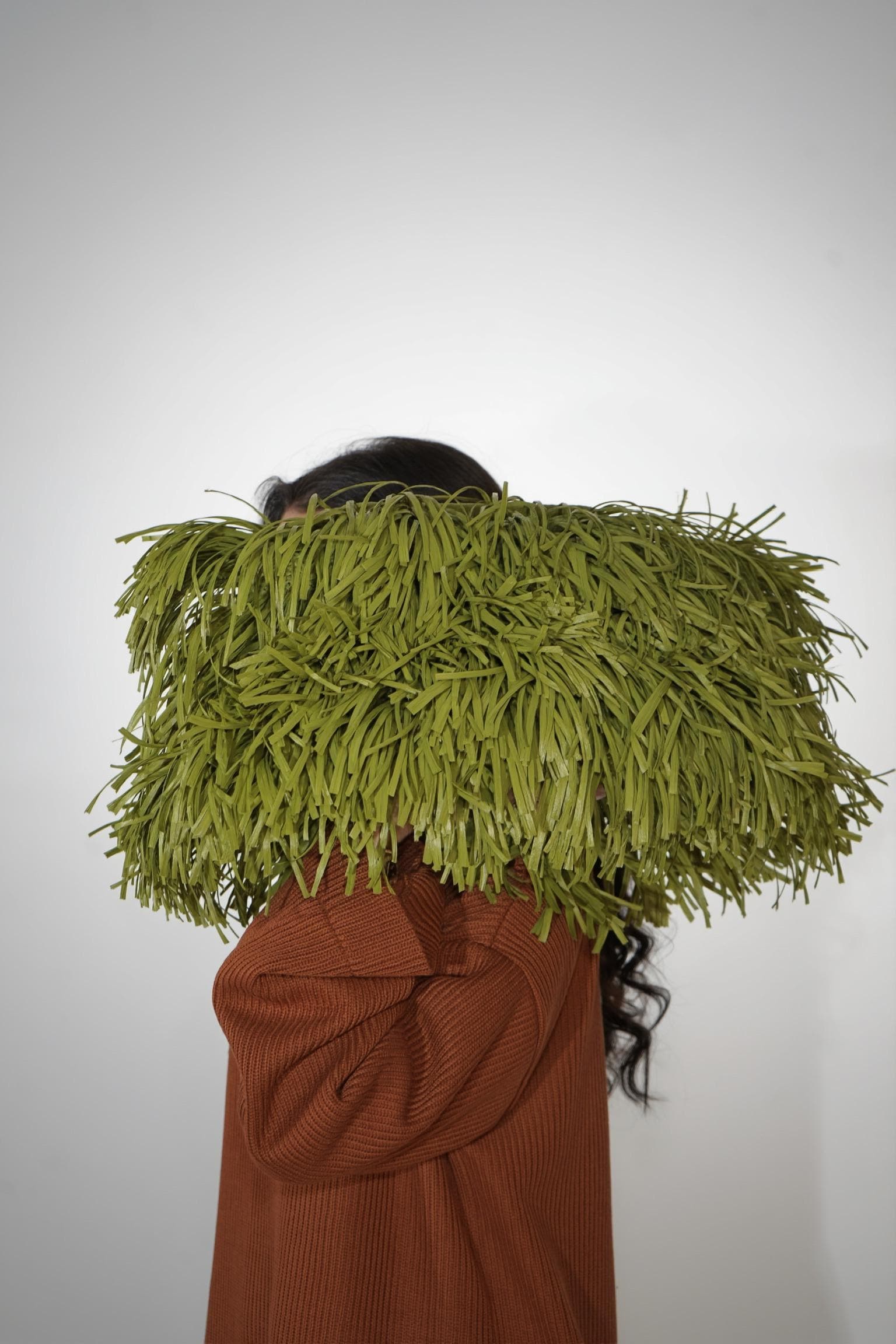 SHAGGY BAG — OLIVE — view 6