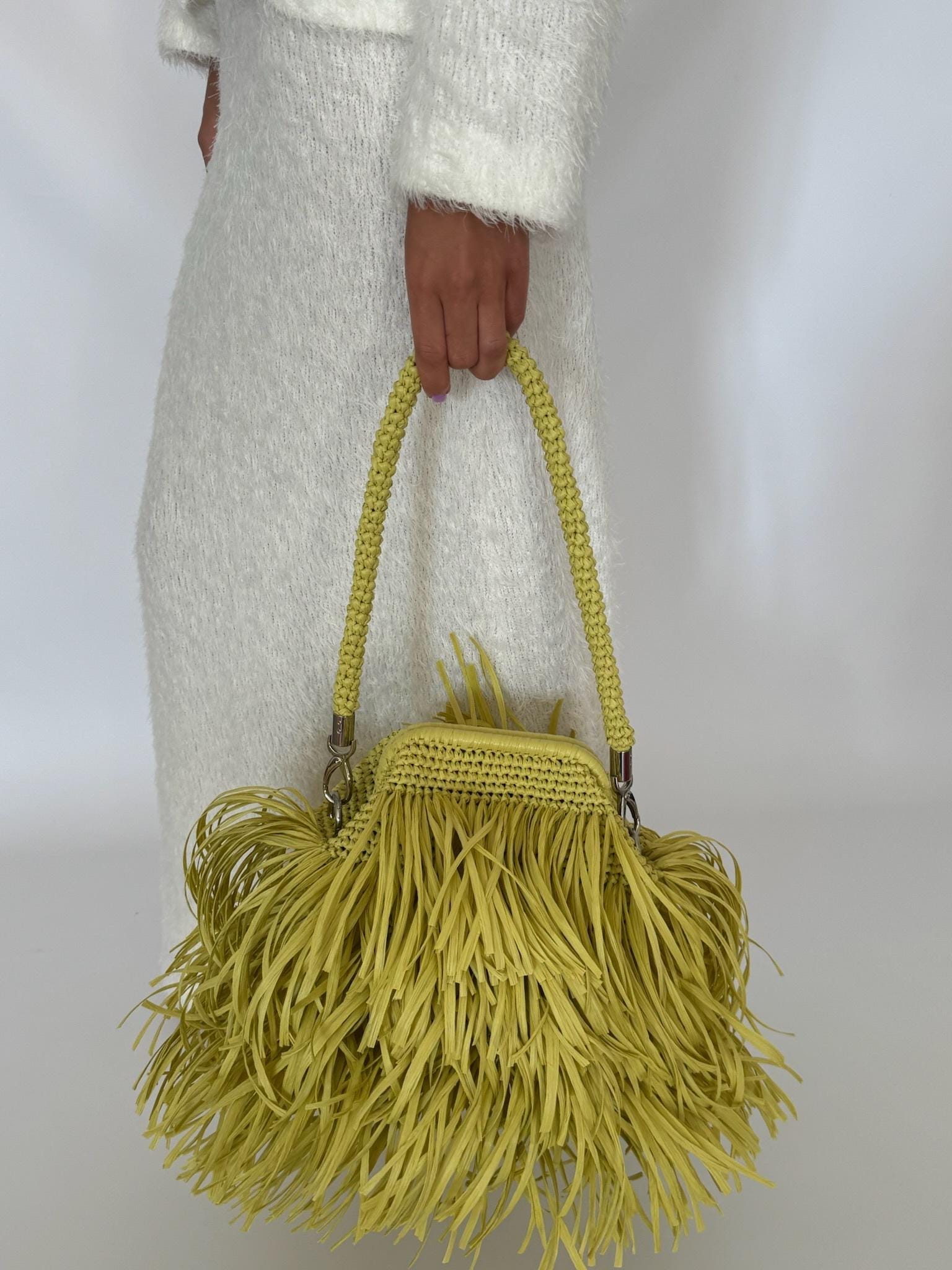 MINI SHAGGY BAG — CHARTREUSE — view 2