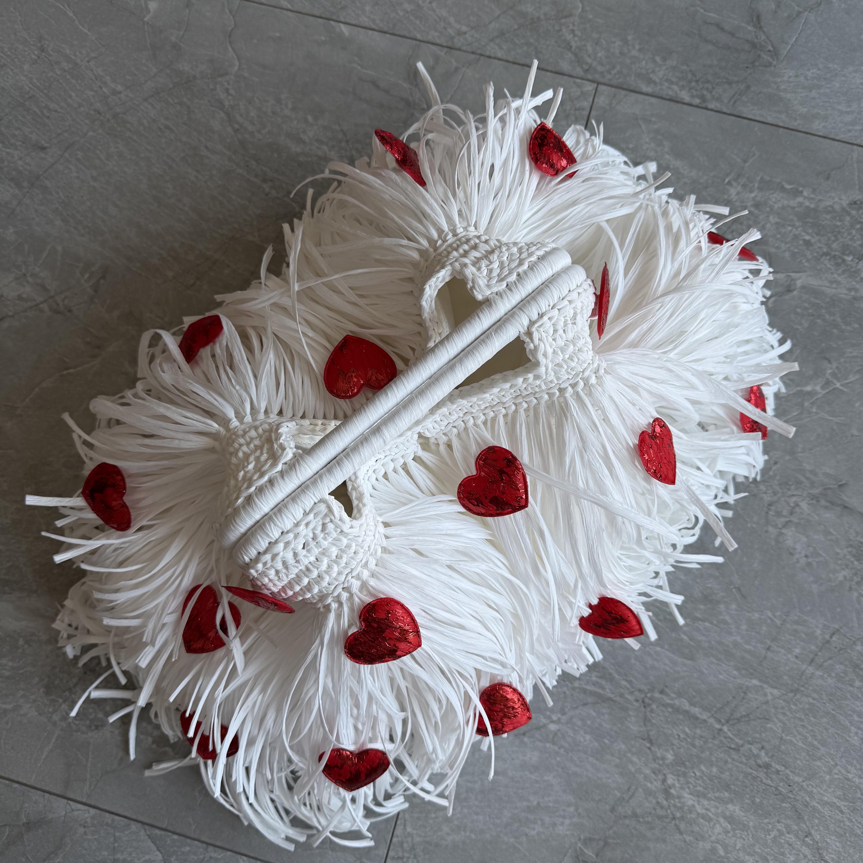 SHAGGY BAG — WHITE — view 1
