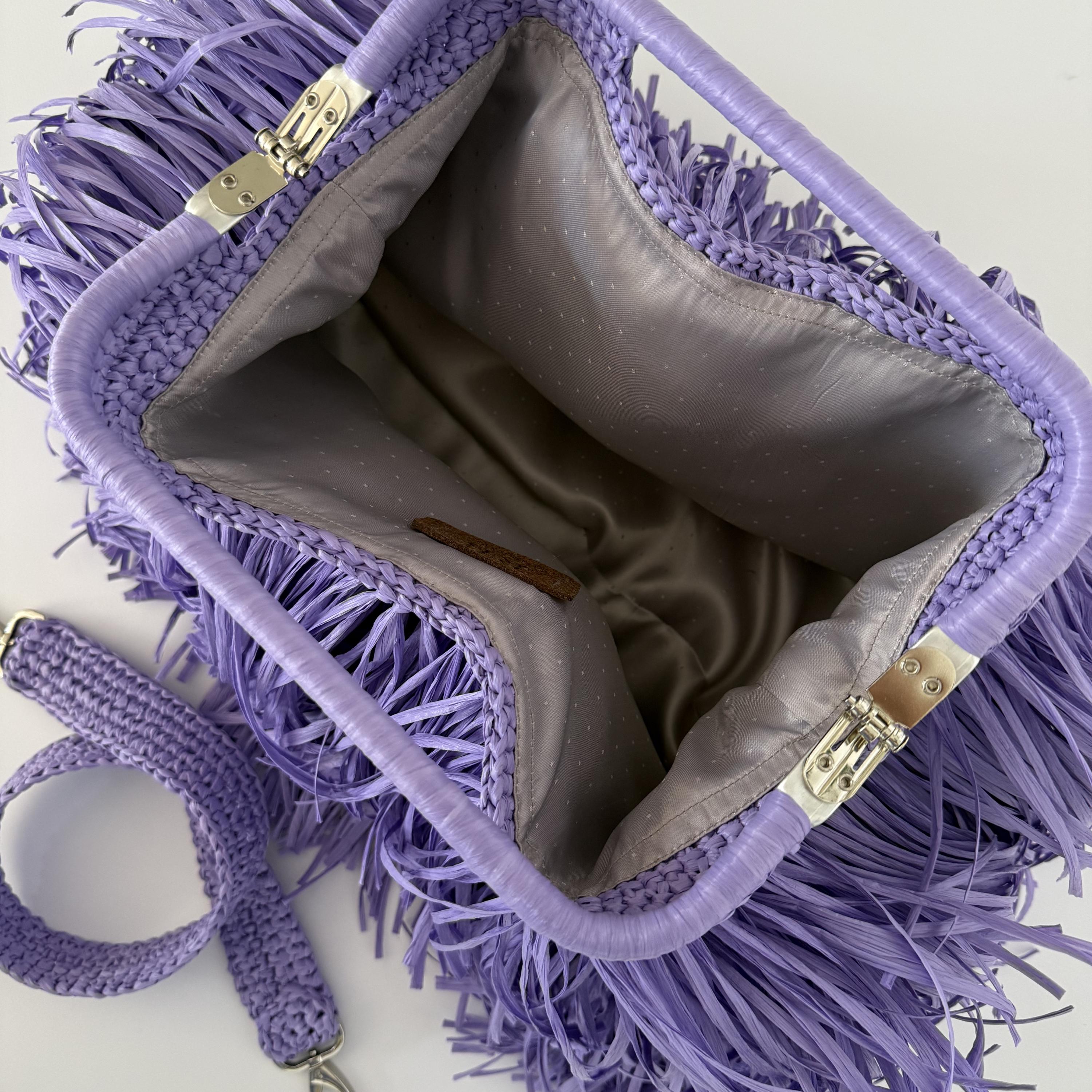 SHAGGY BAG — VIOLET — view 4