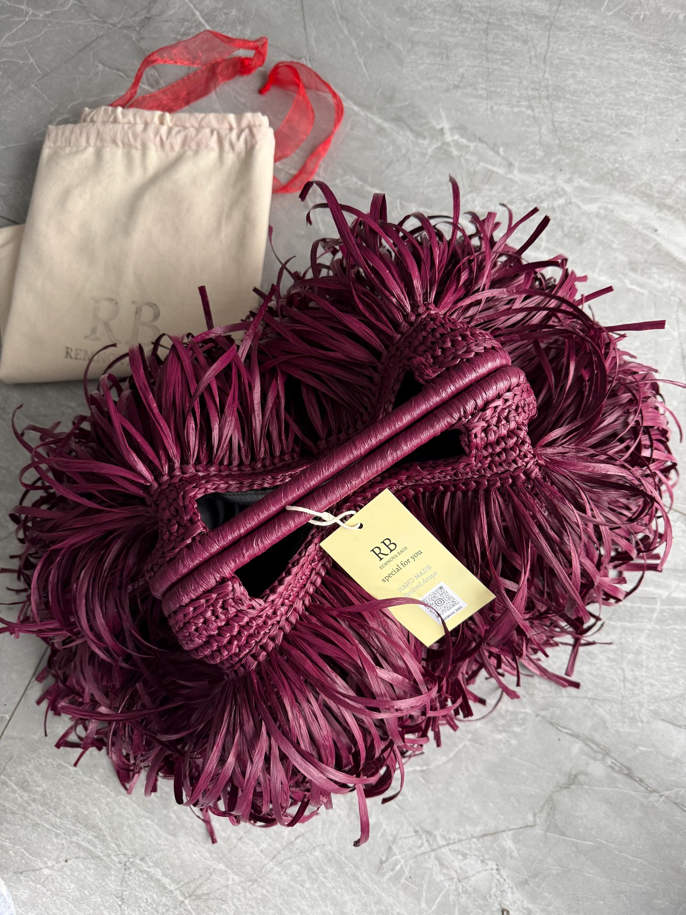 SHAGGY BAG — BURGUNDY — view 1
