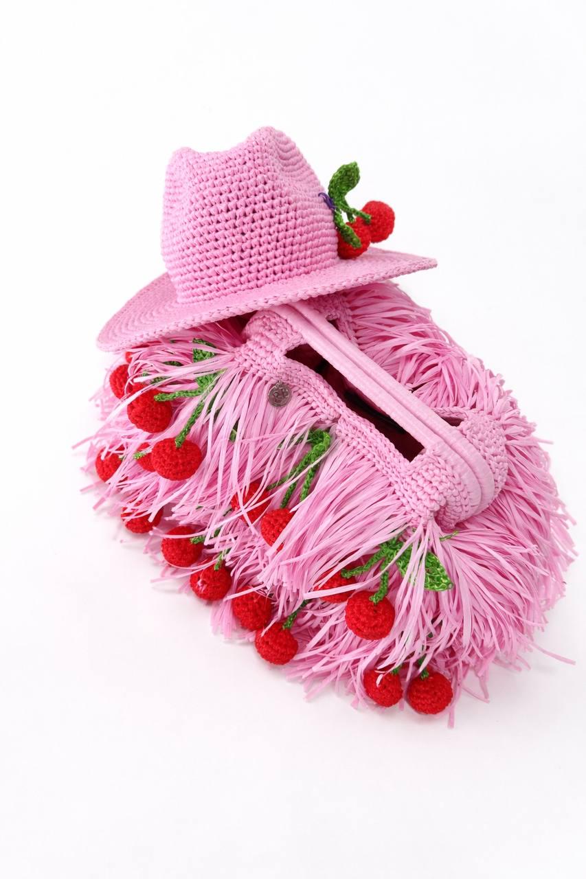 SHAGGY BAG — PINK — view 6