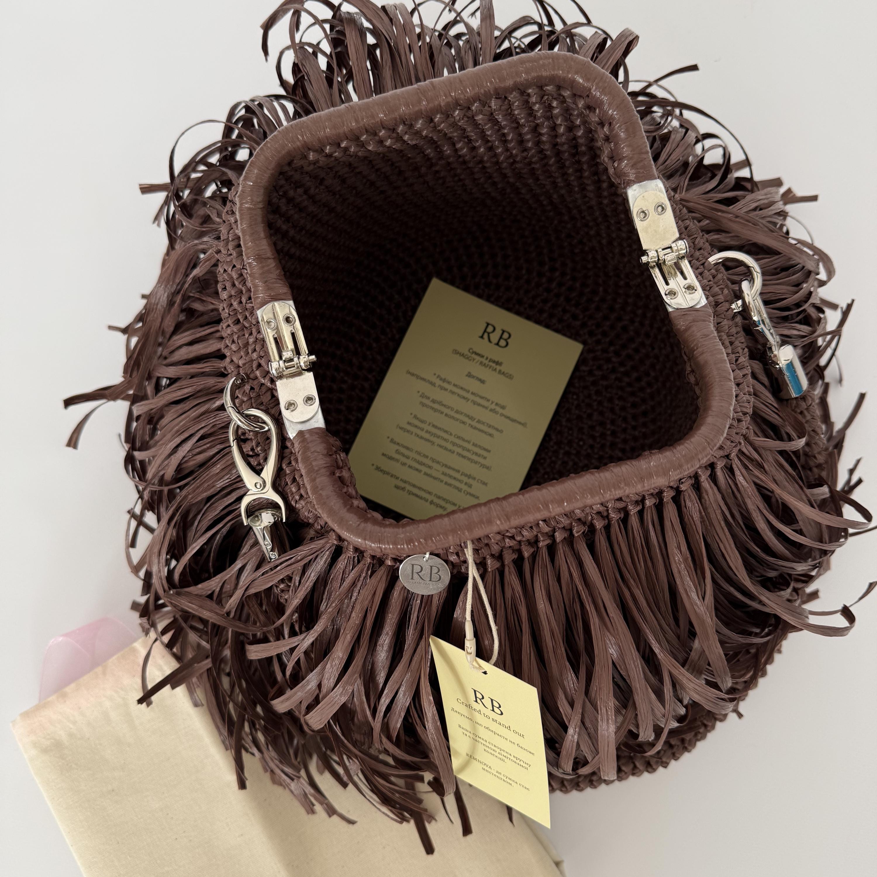 MINI SHAGGY BAG — CHOCOLATE — view 3