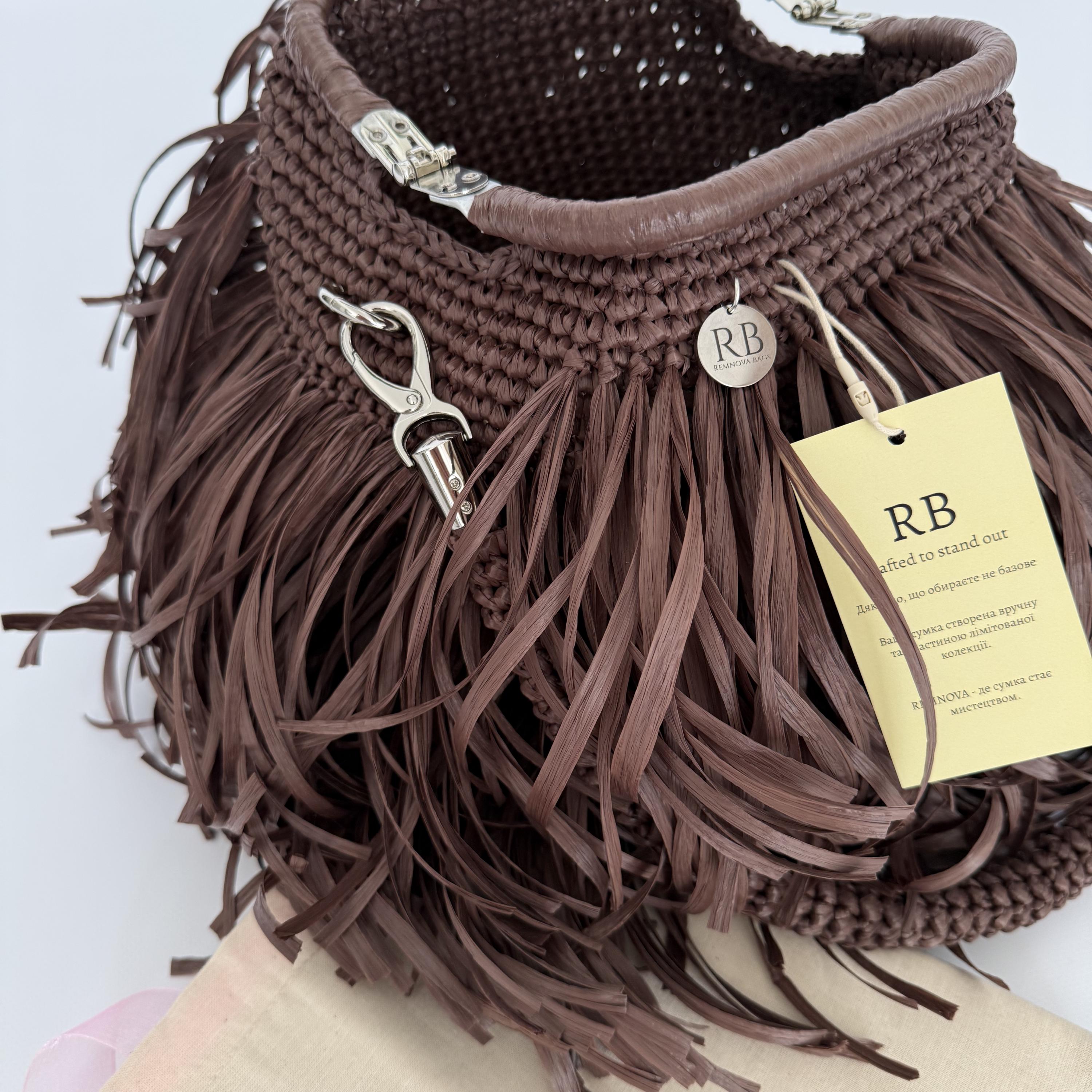 MINI SHAGGY BAG — CHOCOLATE — view 4
