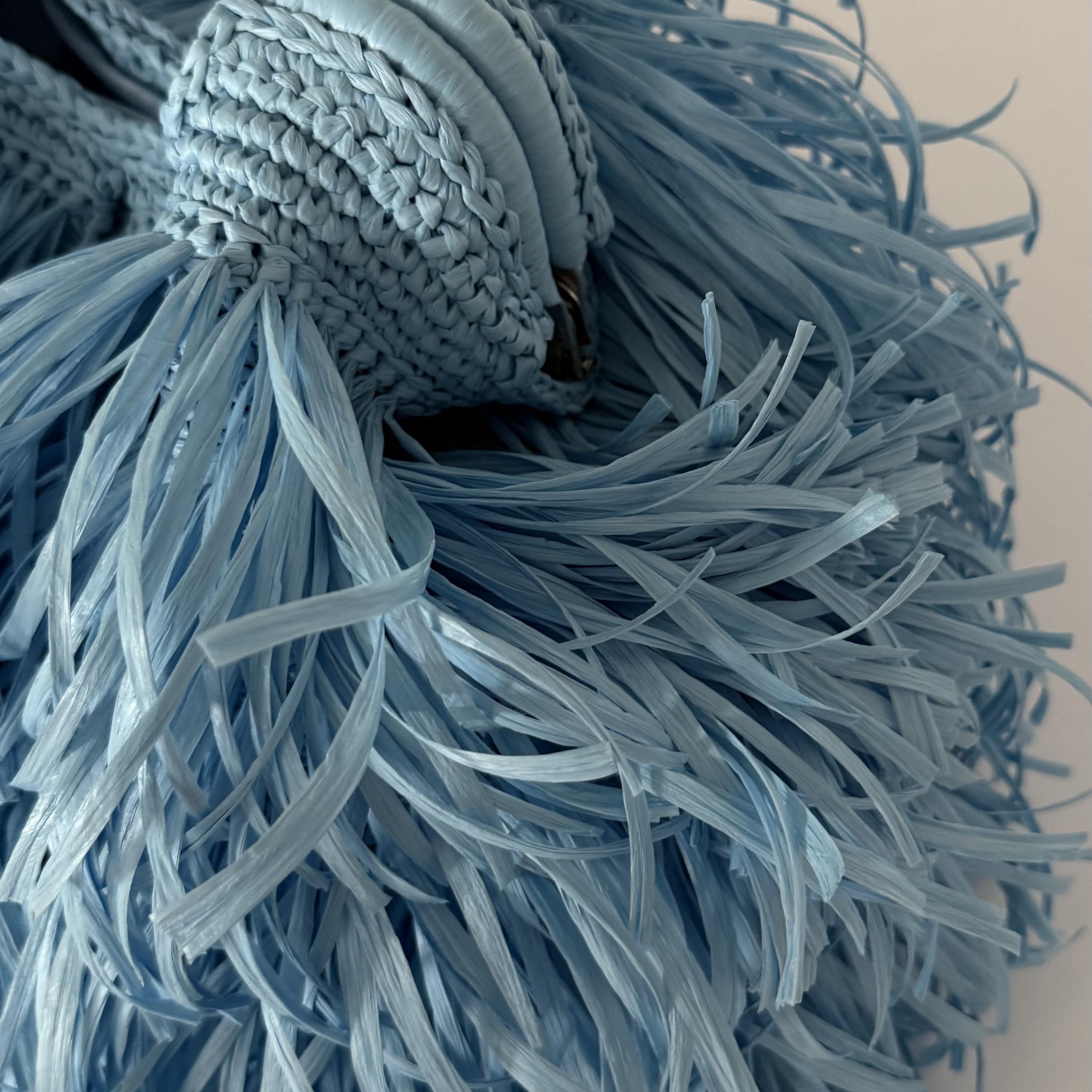 SHAGGY BAG — LIGHT BLUE — view 8