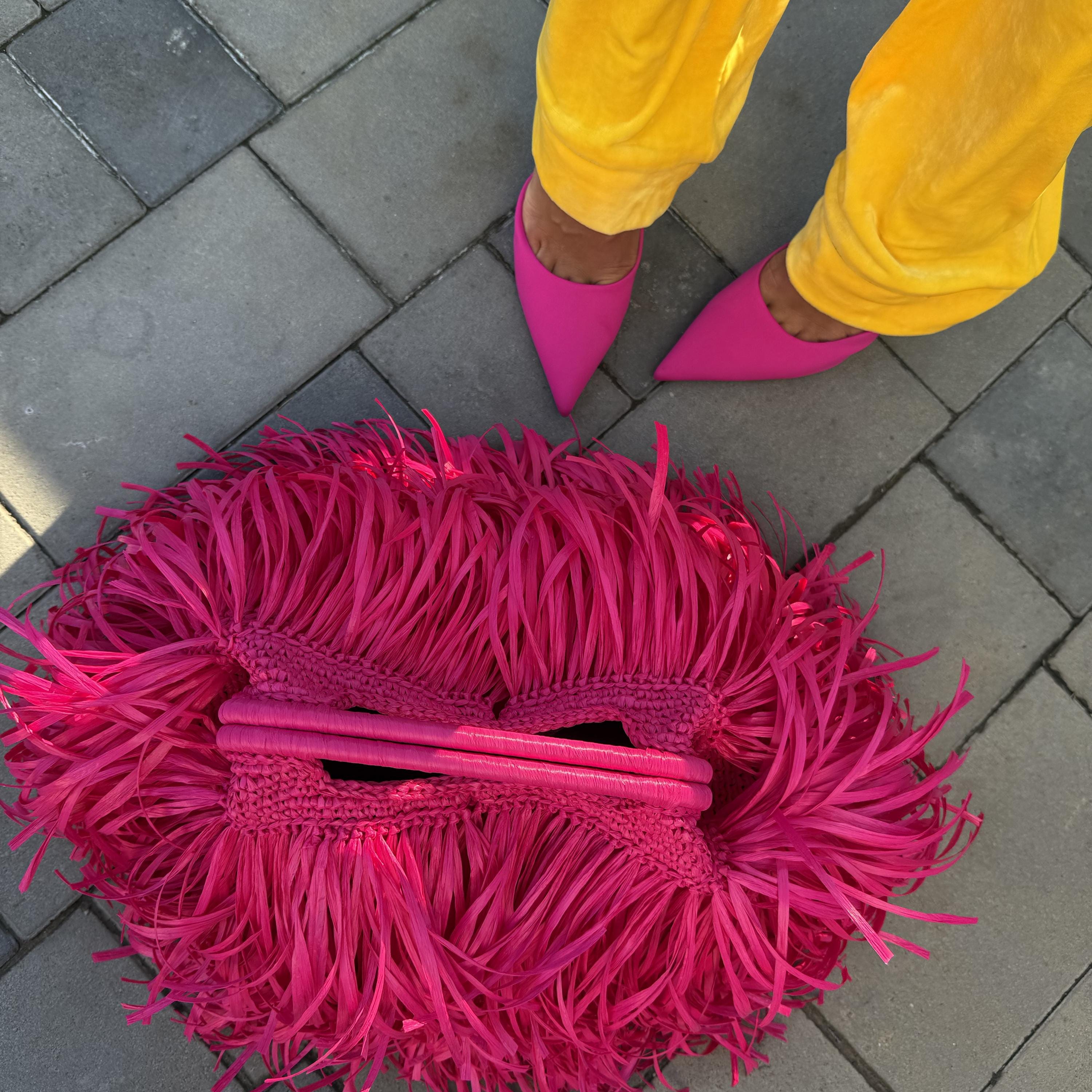 SHAGGY BAG — FUCHSIA — view 1