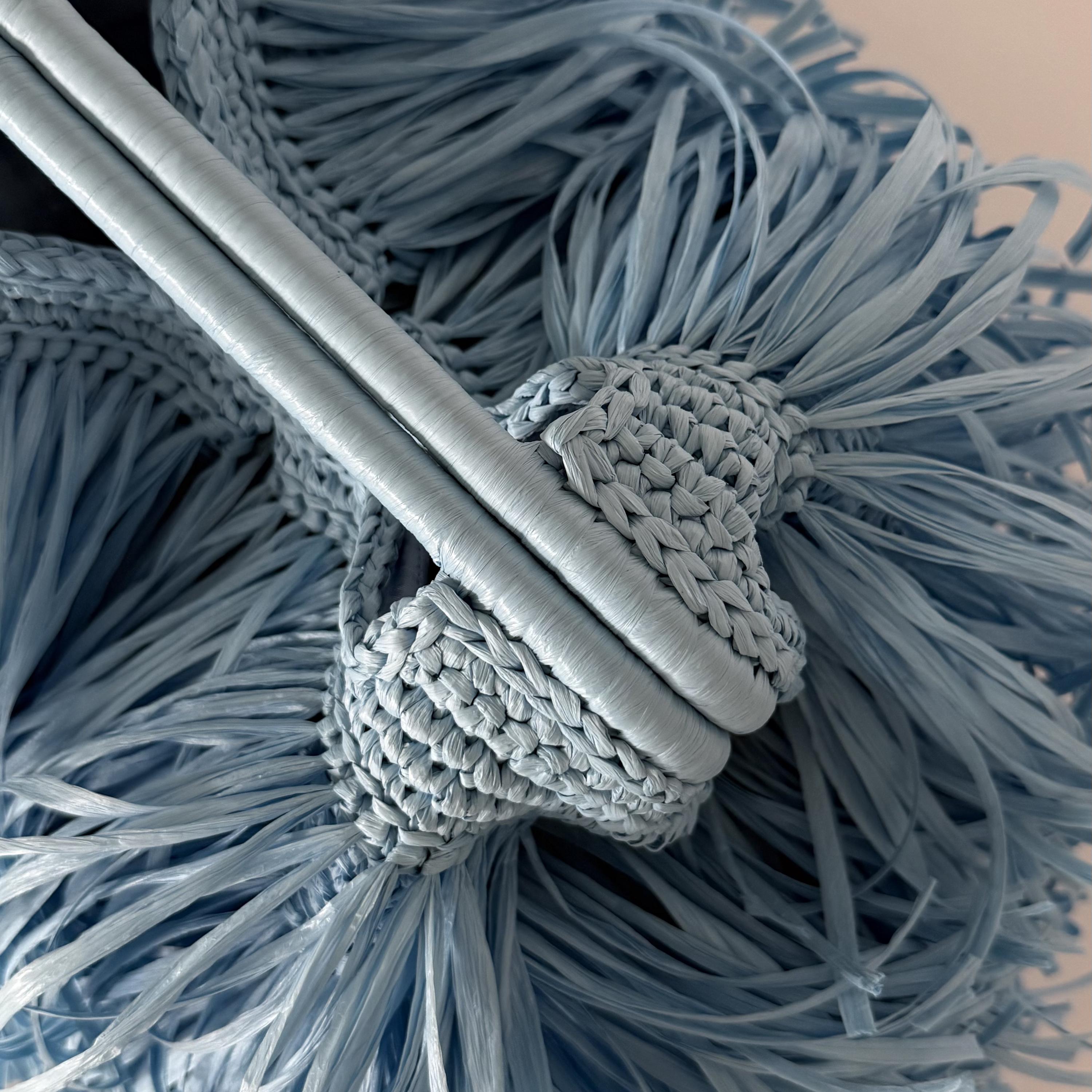 SHAGGY BAG — SKY BLUE — view 5