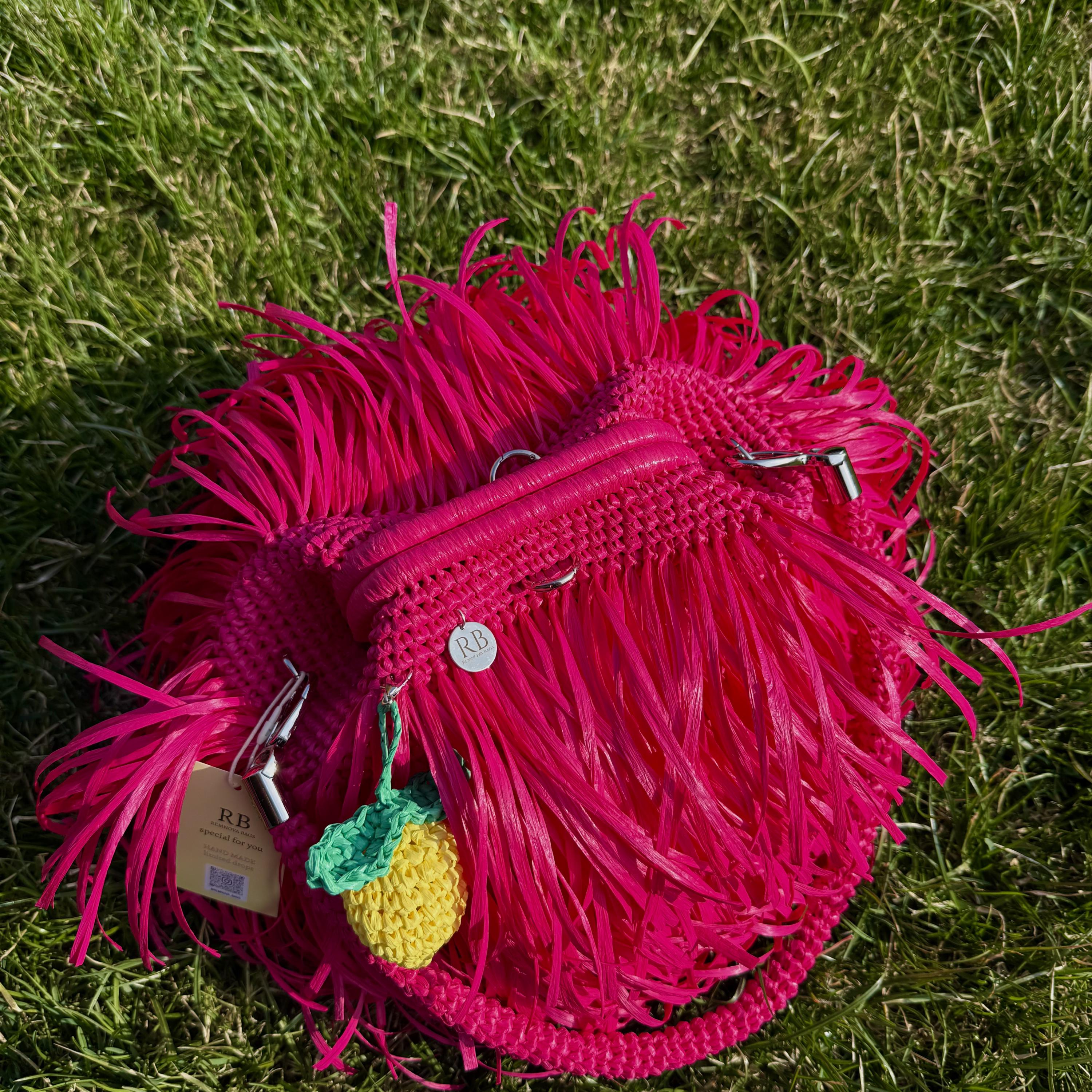 MINI SHAGGY BAG — MAGENTA — view 1