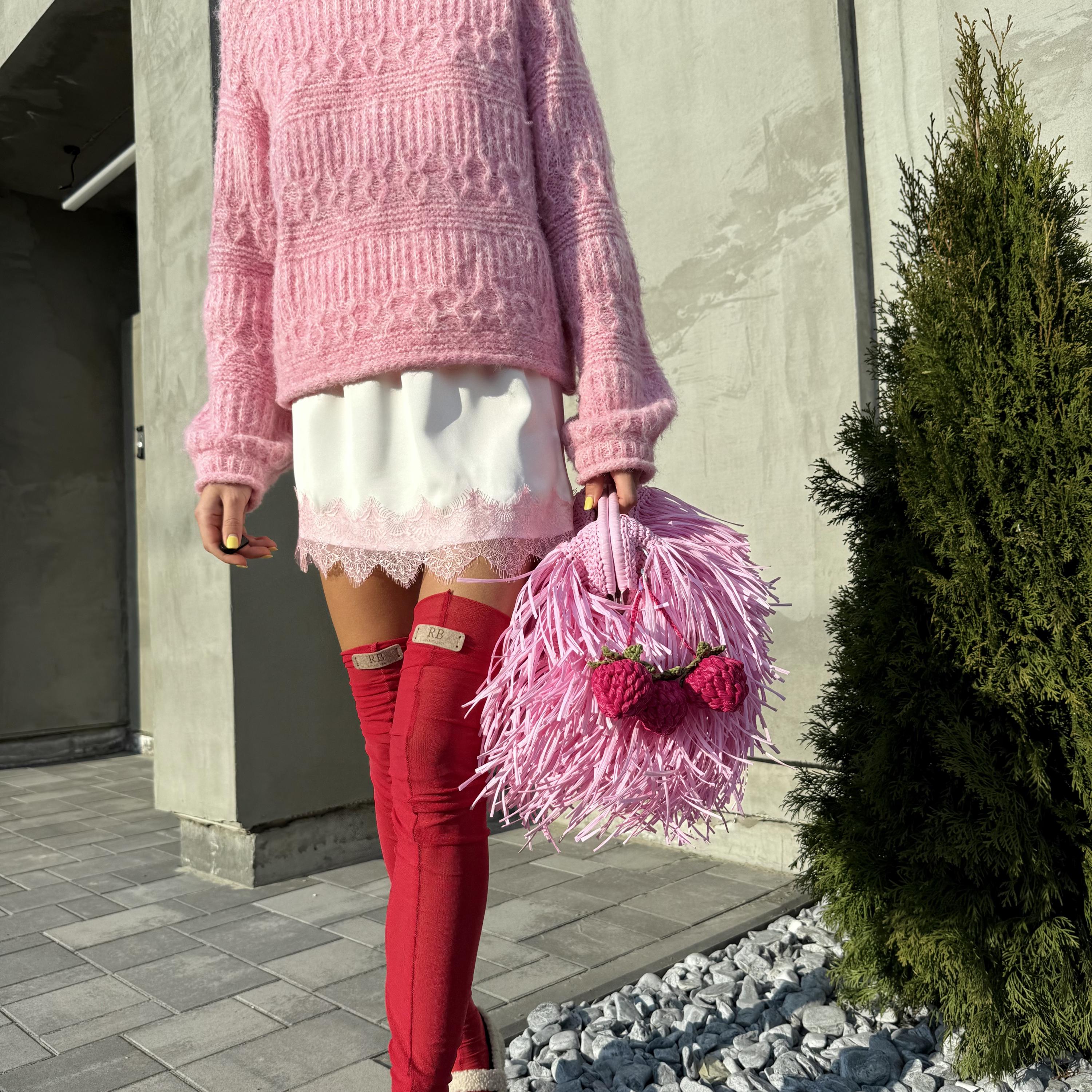 SHAGGY BAG — PINK — view 1