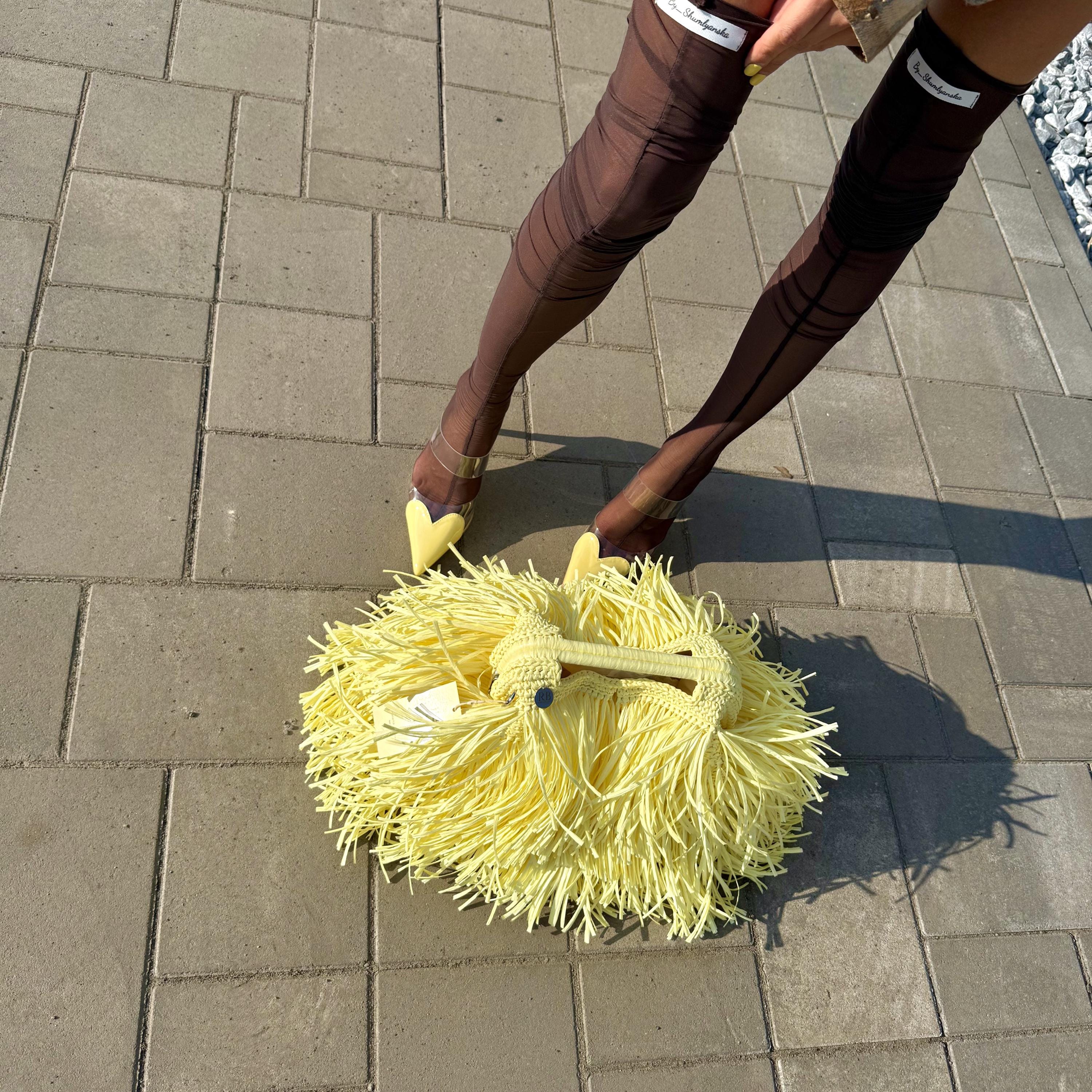 SHAGGY BAG — YELLOW — view 5