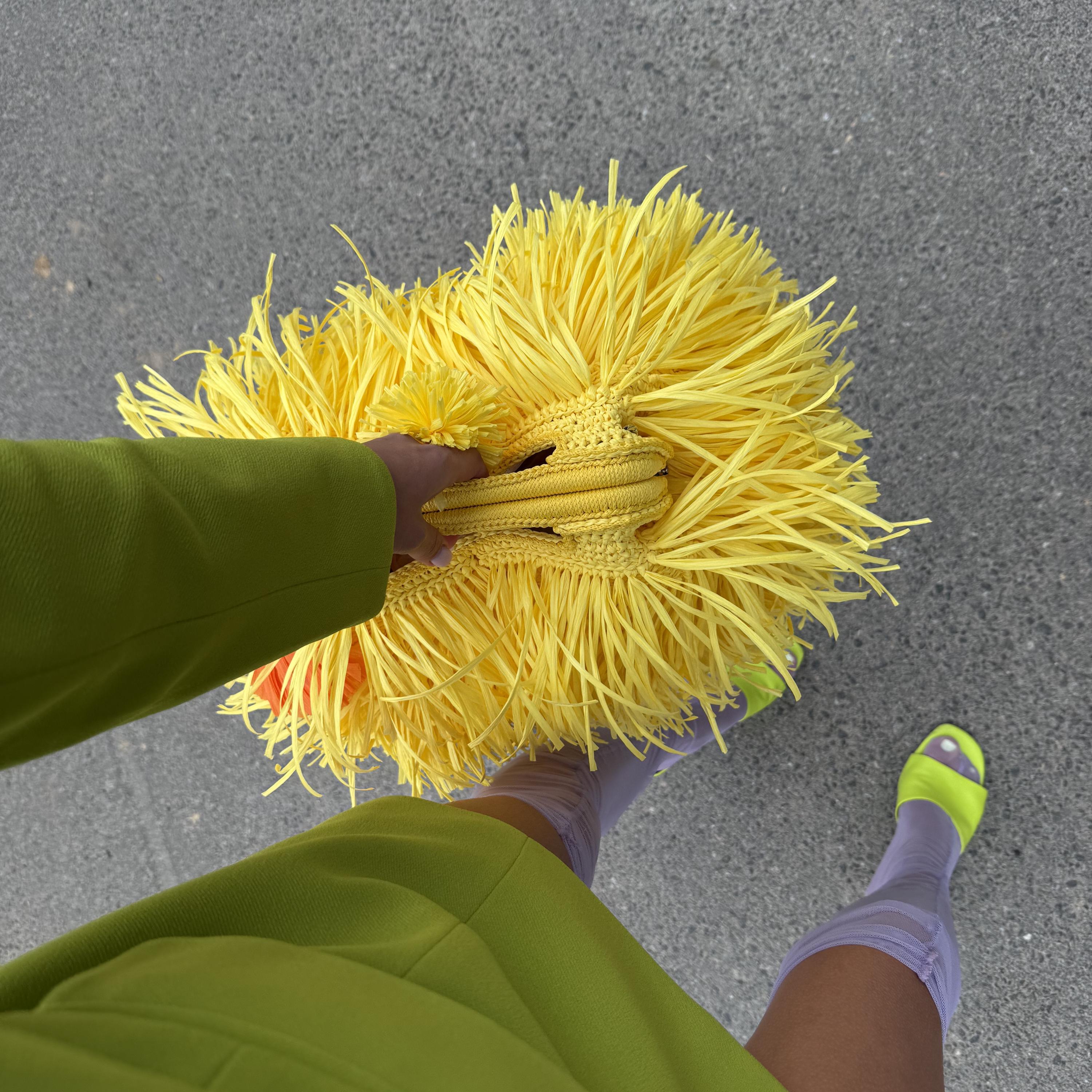 SHAGGY BAG — YELLOW — view 4