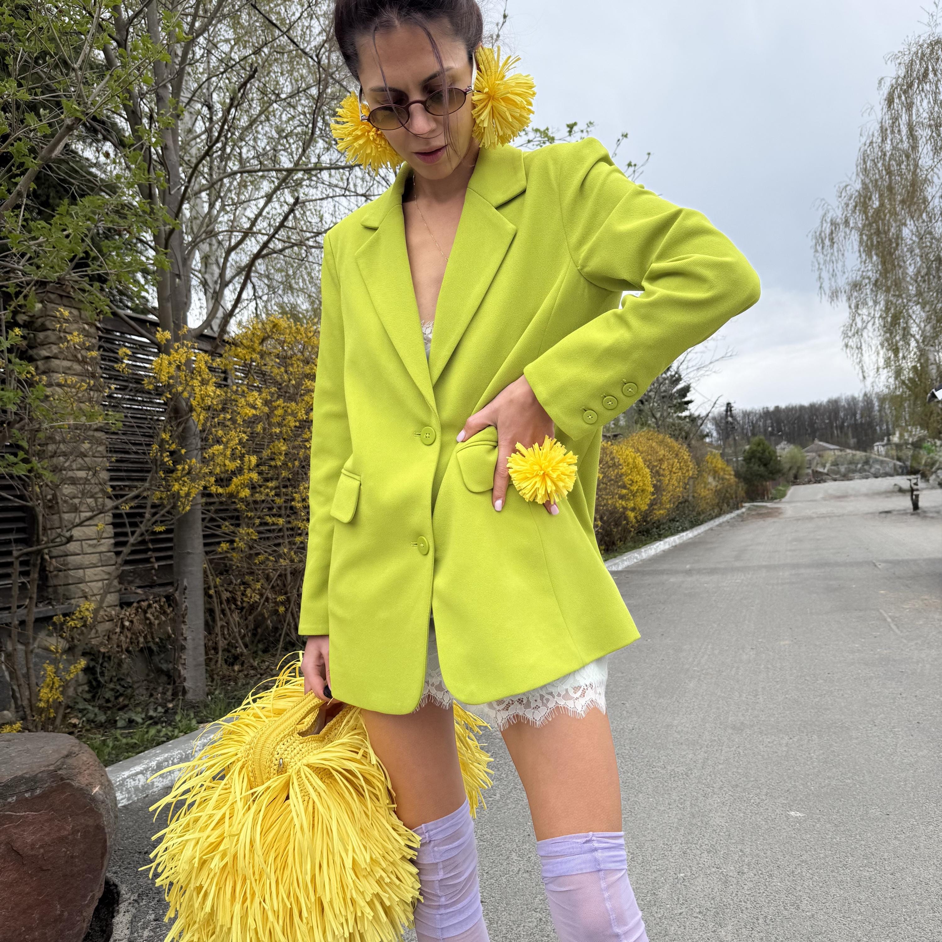 SHAGGY BAG — YELLOW — view 3