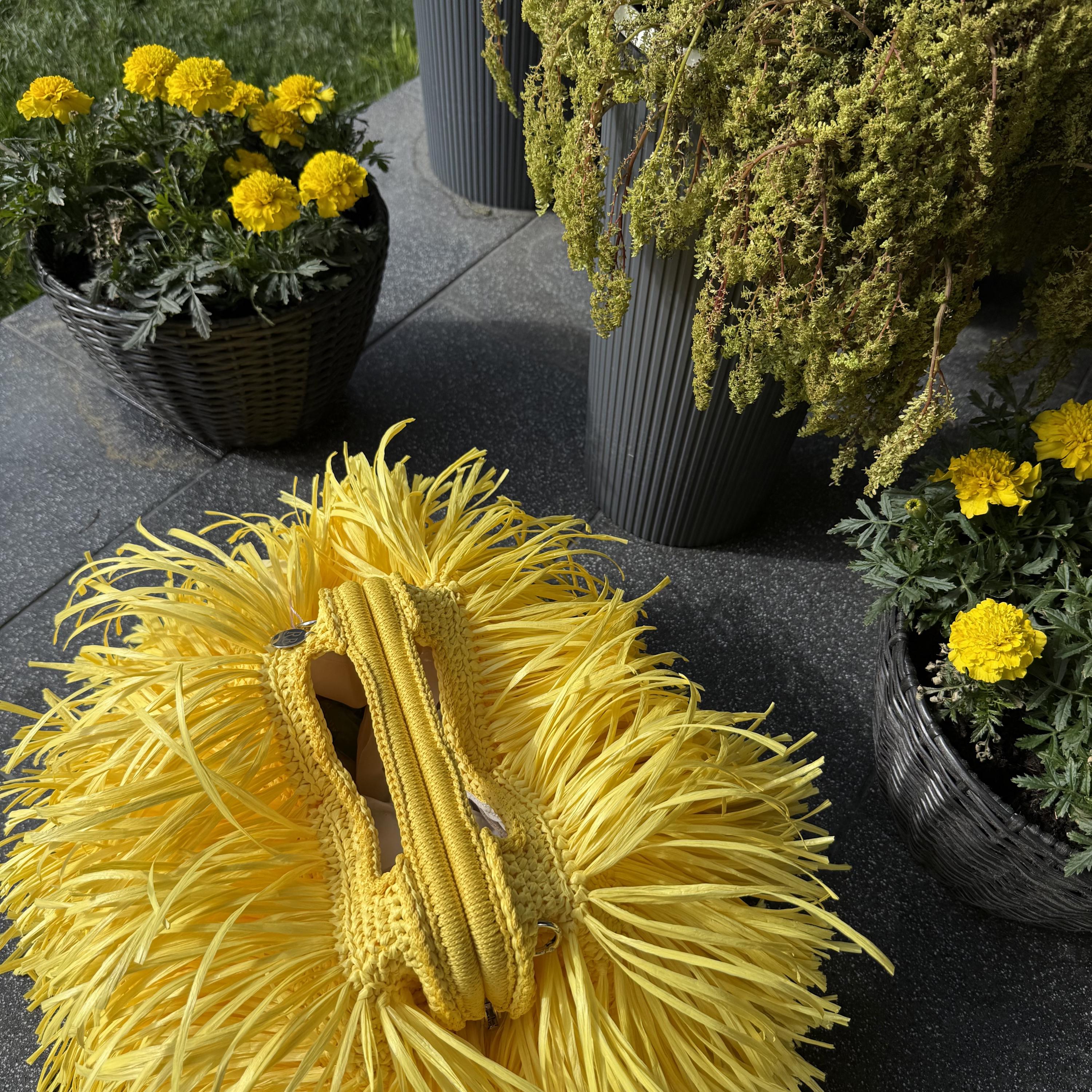 SHAGGY BAG — YELLOW — view 2