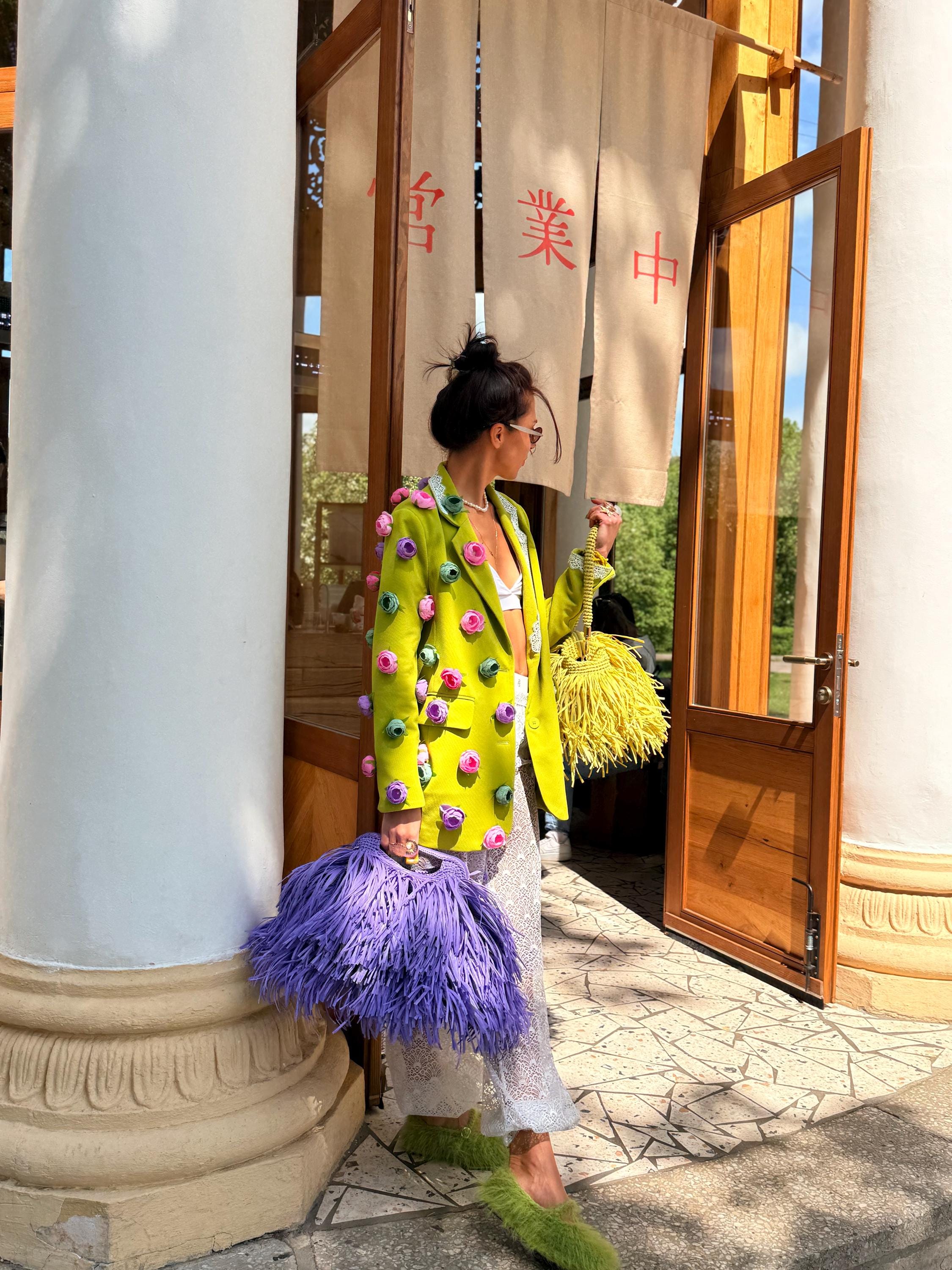 FUZZY SLIPPERS — GREEN — view 9
