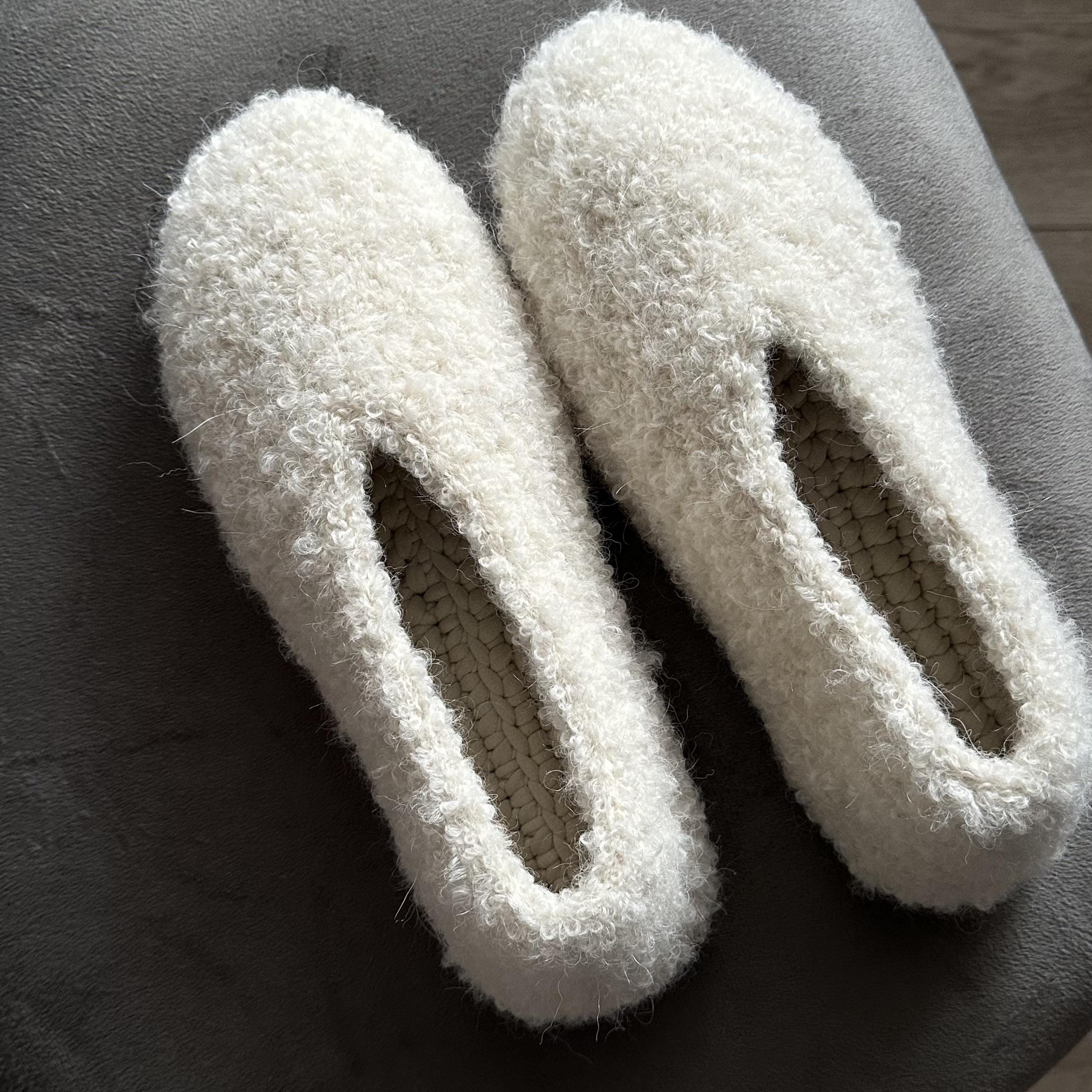 SLIPPERS — WHITE — view 5