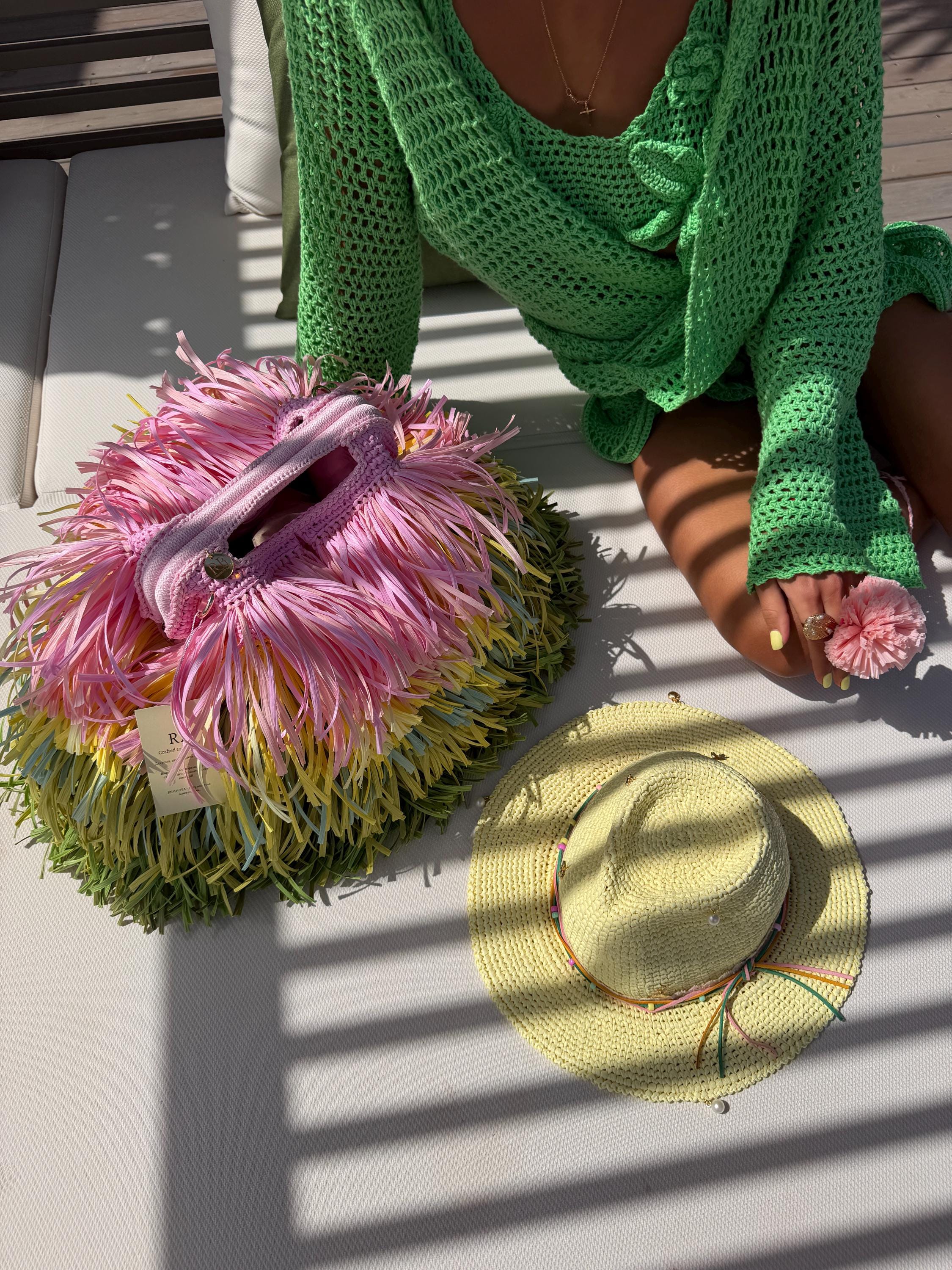 FRINGE BAG — MULTICOLOR