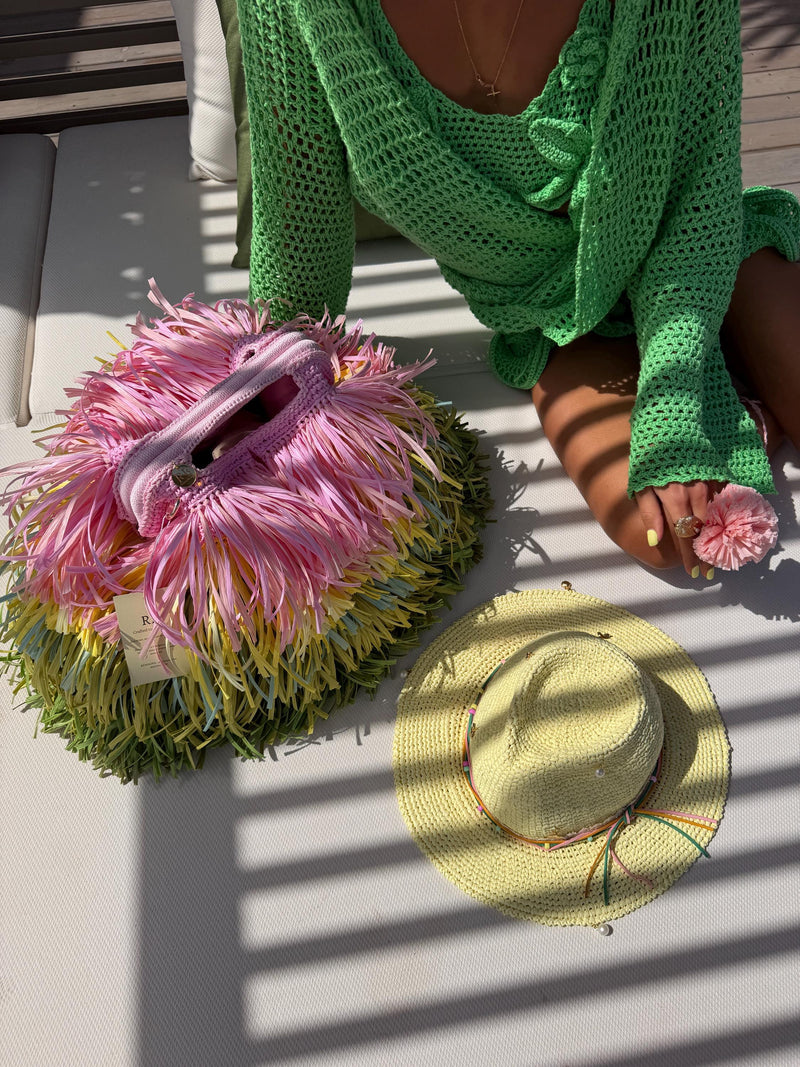 FRINGE BAG — MULTICOLOR