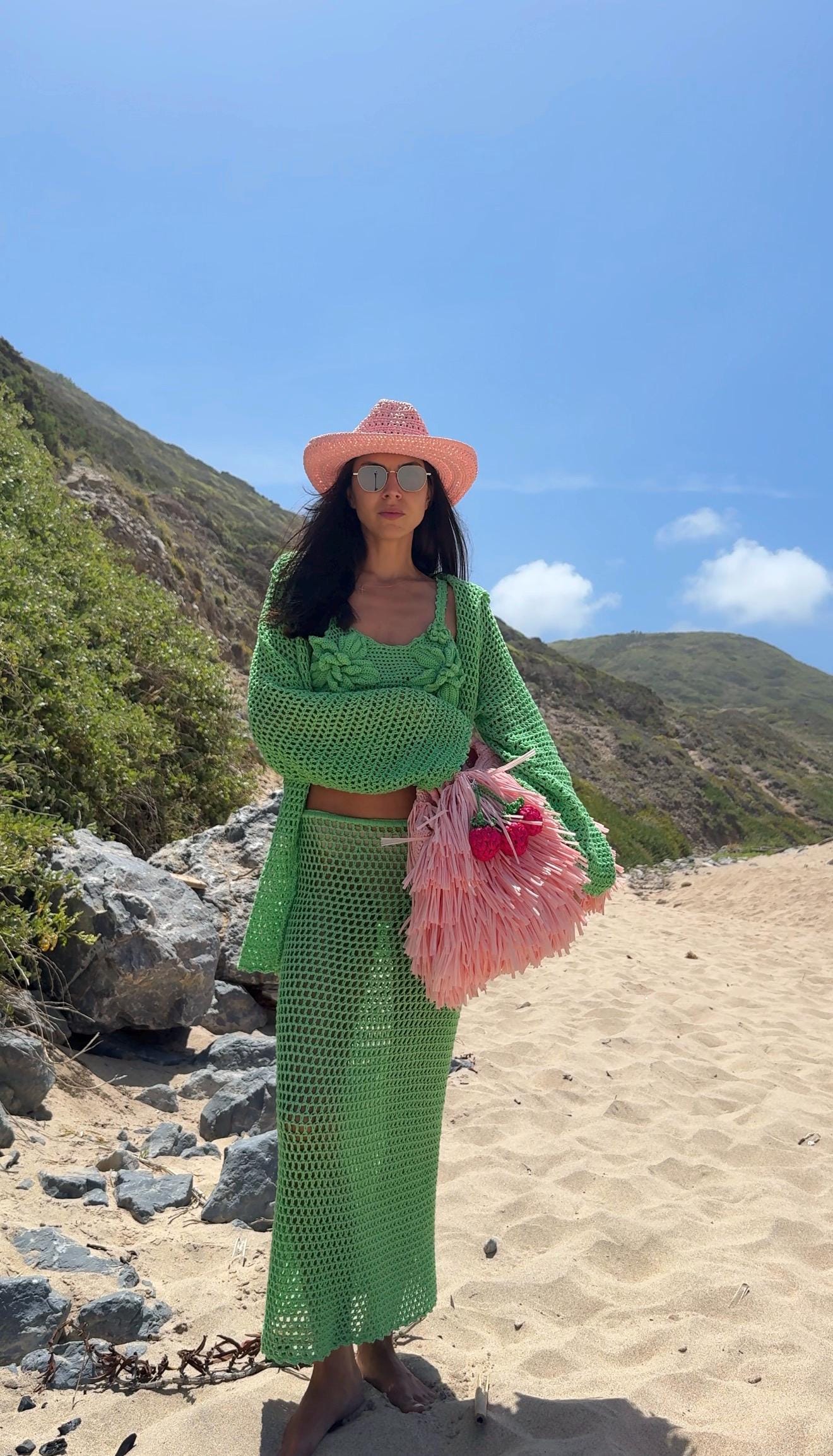 KNIT SET — GREEN