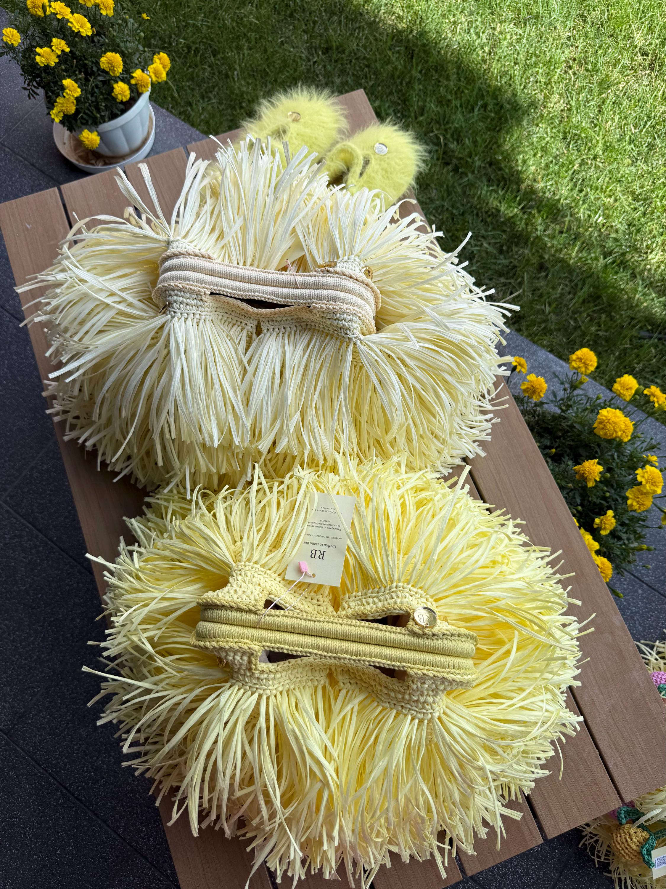 SHAGGY BAG — BUTTER YELLOW — view 1