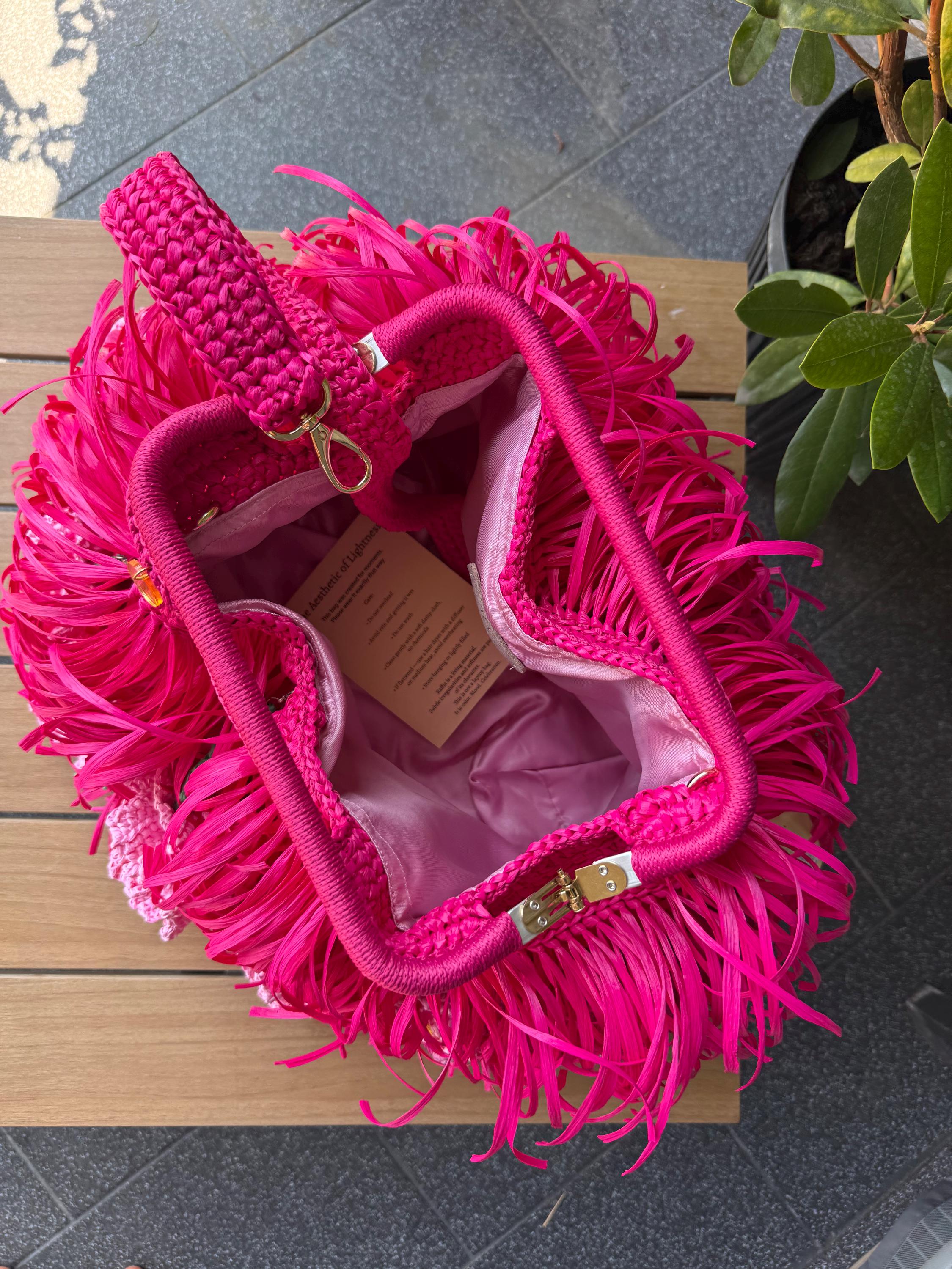 SHAGGY BAG — MAGENTA — view 2