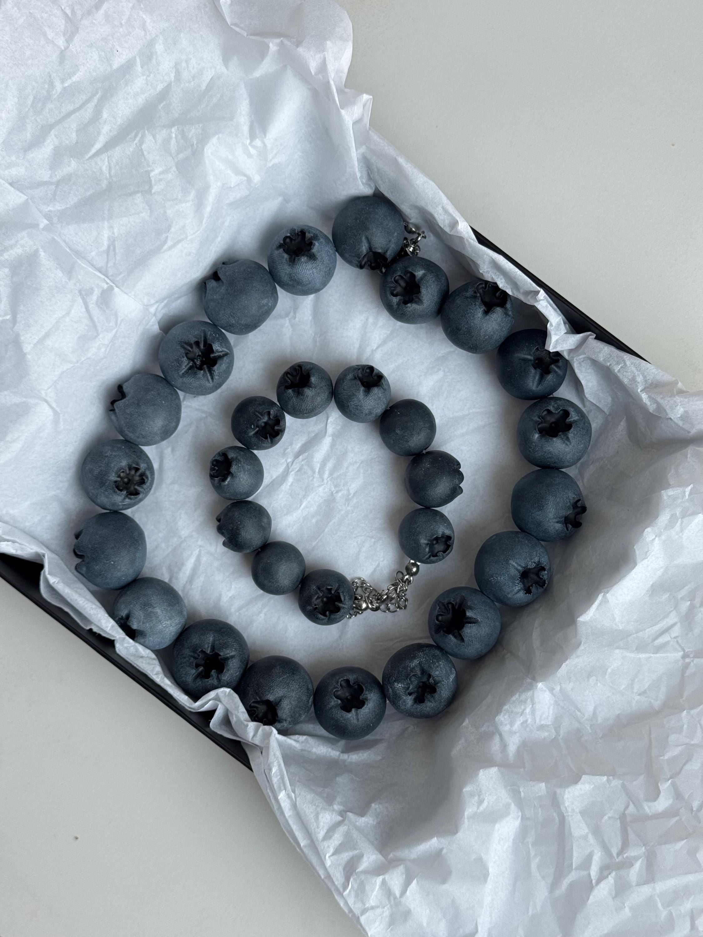 BLUEBERRY NECKLACE & BRACELET