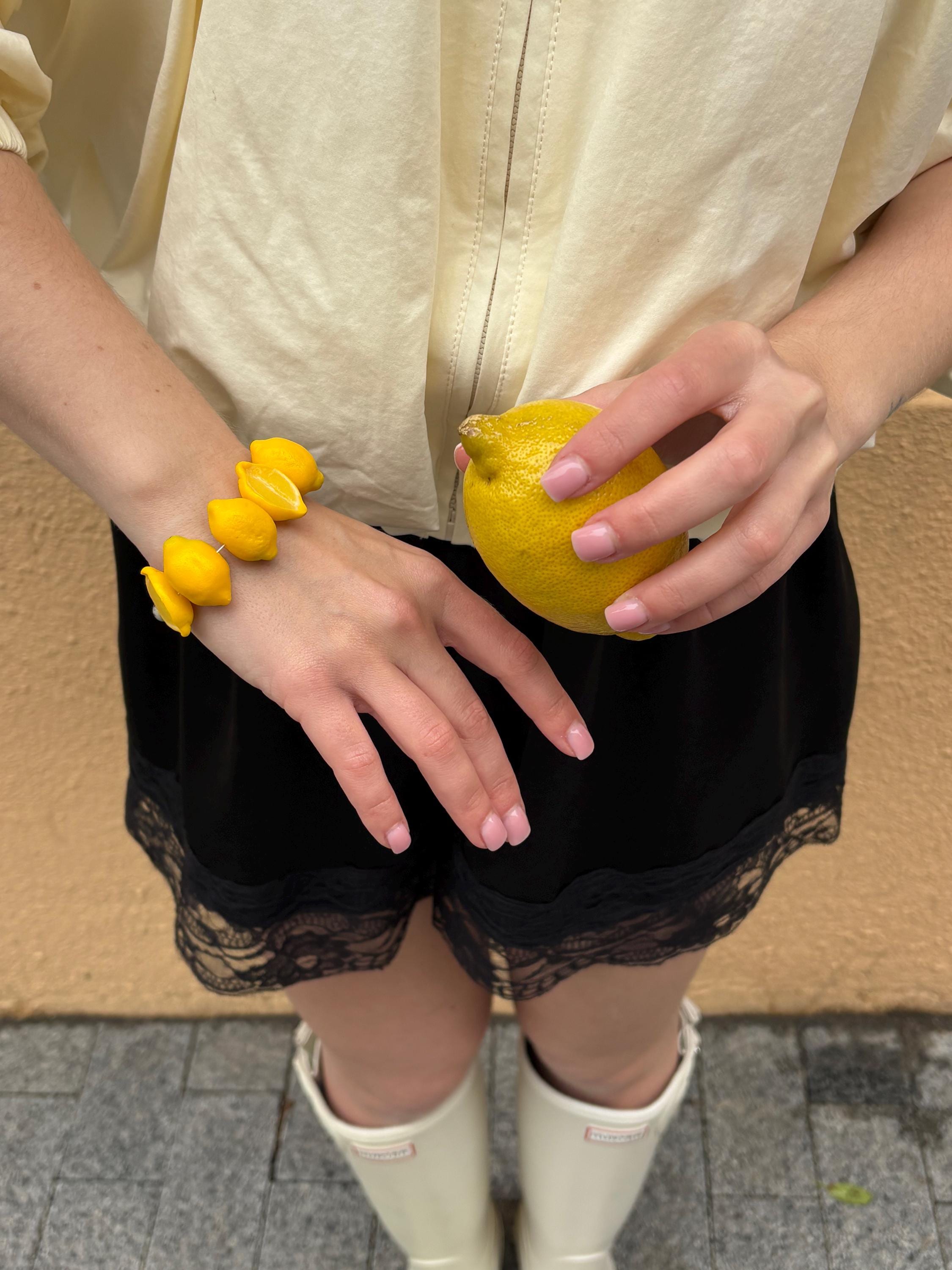 LEMON NECKLACE & BRACELET