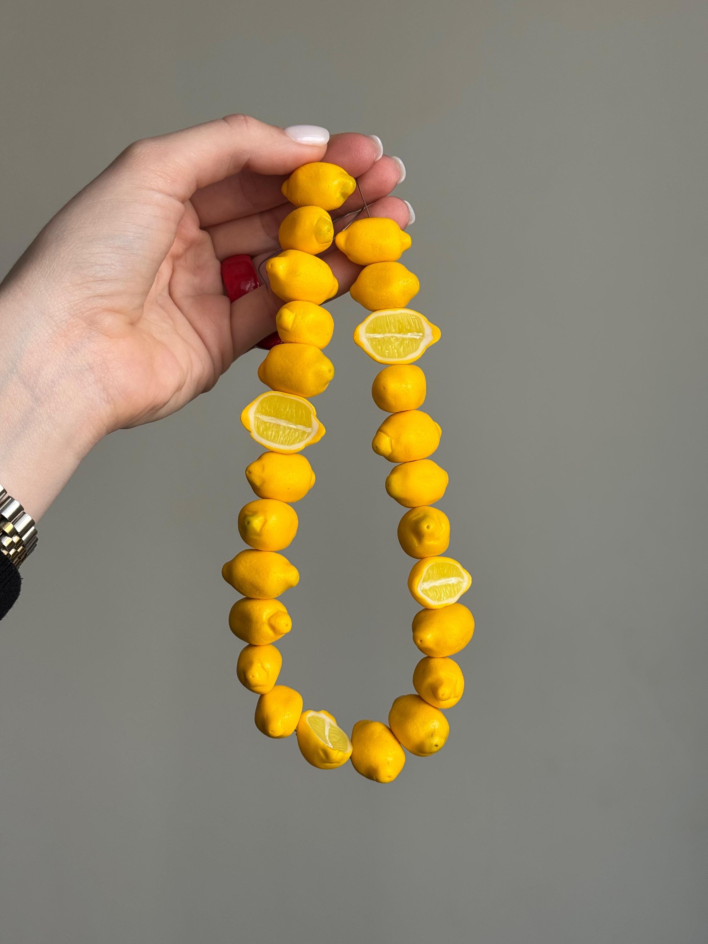 LEMON NECKLACE & BRACELET