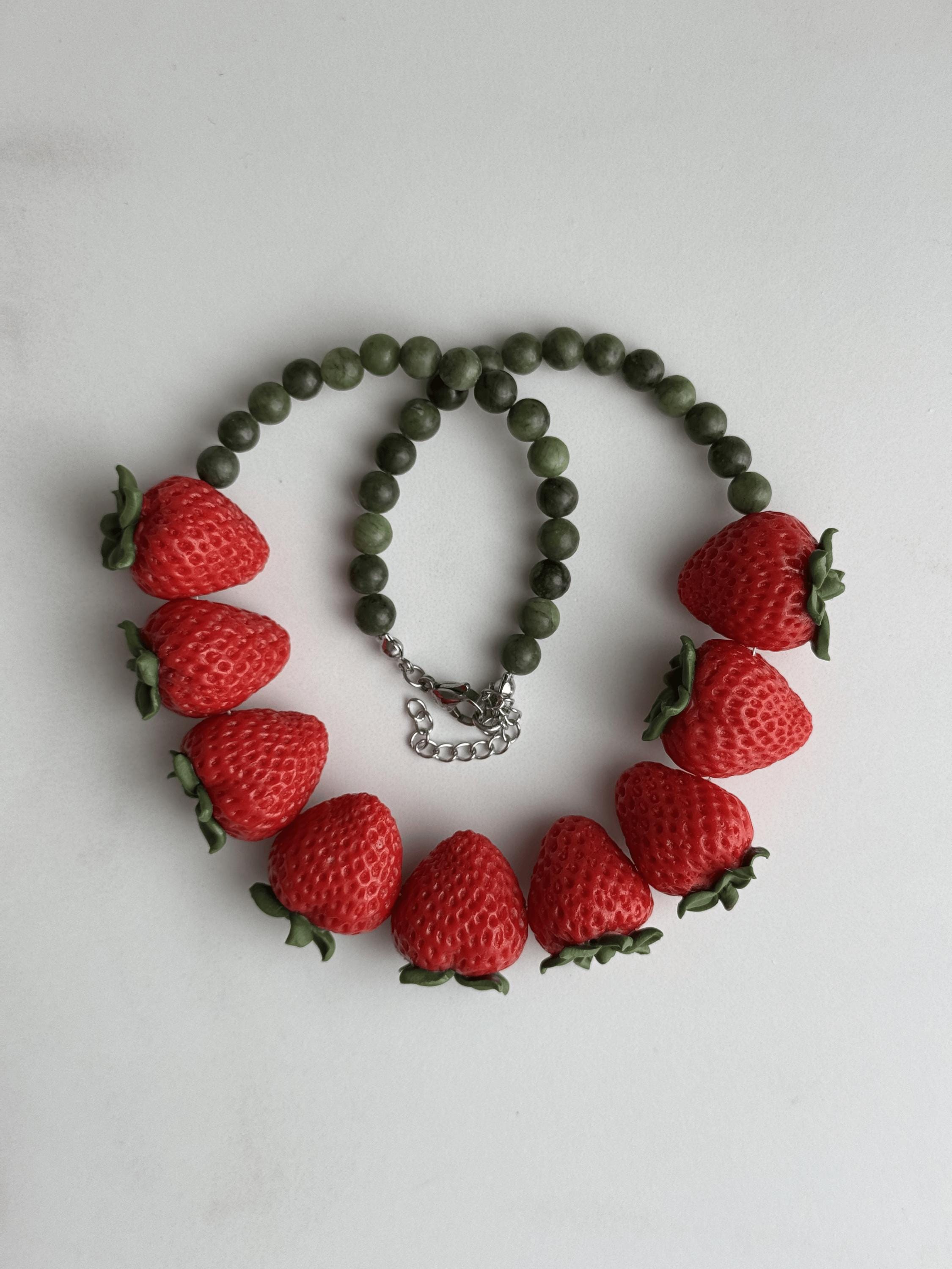 STRAWBERRY NECKLACE & BRACELET