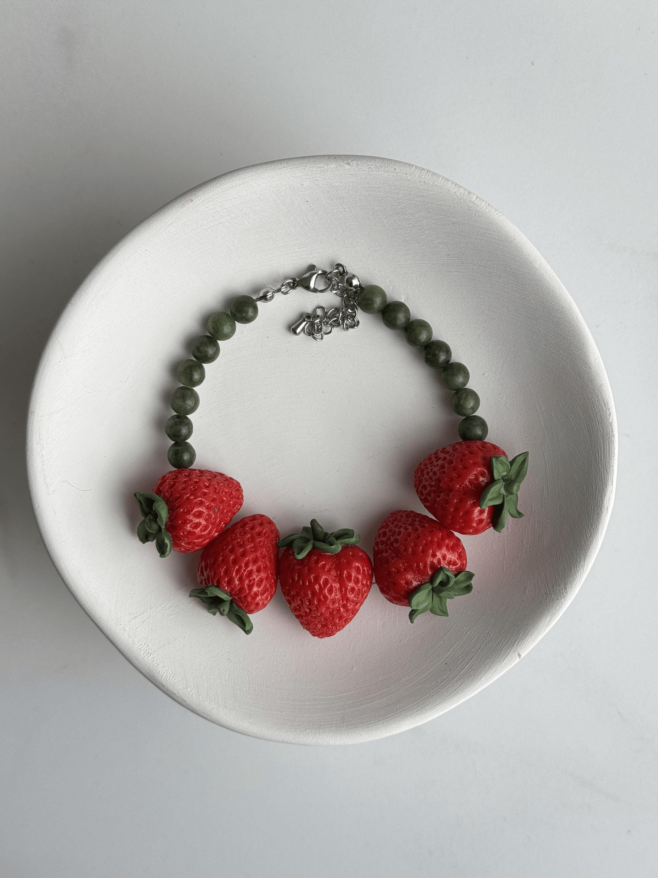 STRAWBERRY NECKLACE & BRACELET