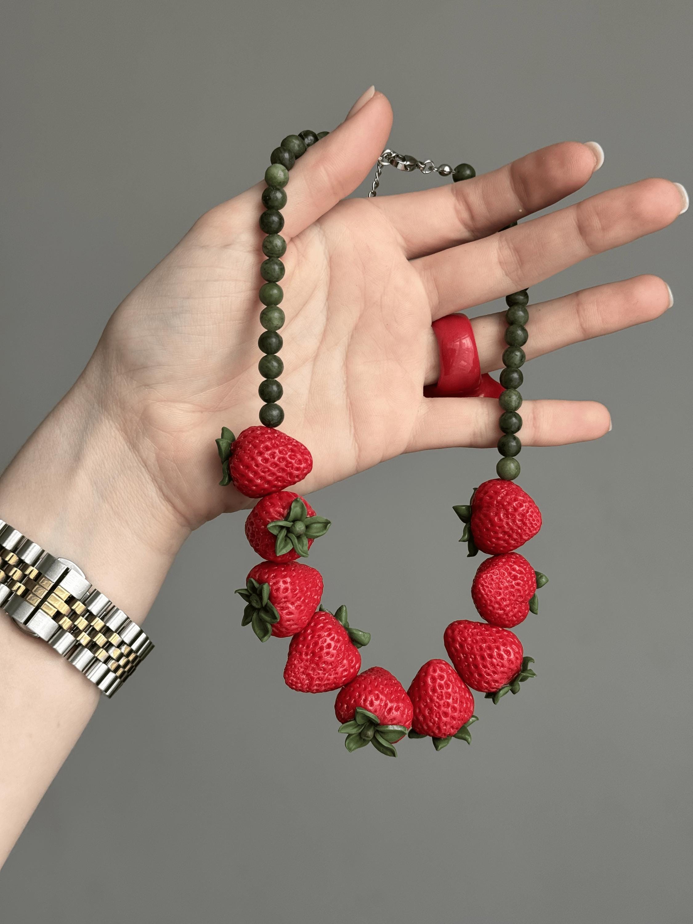 STRAWBERRY NECKLACE & BRACELET