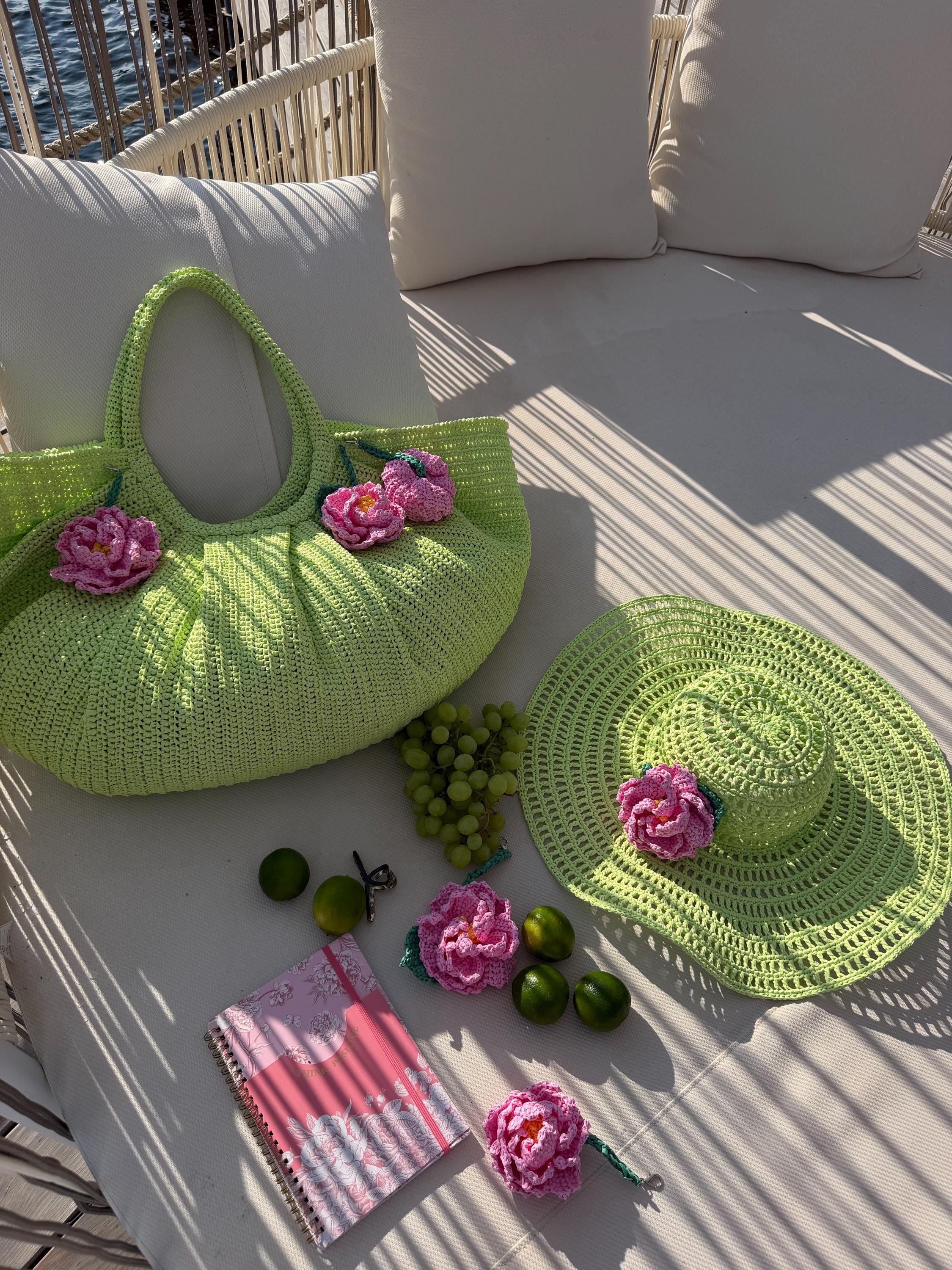 COTTON SHOPPER — FLOWER CHARMS
