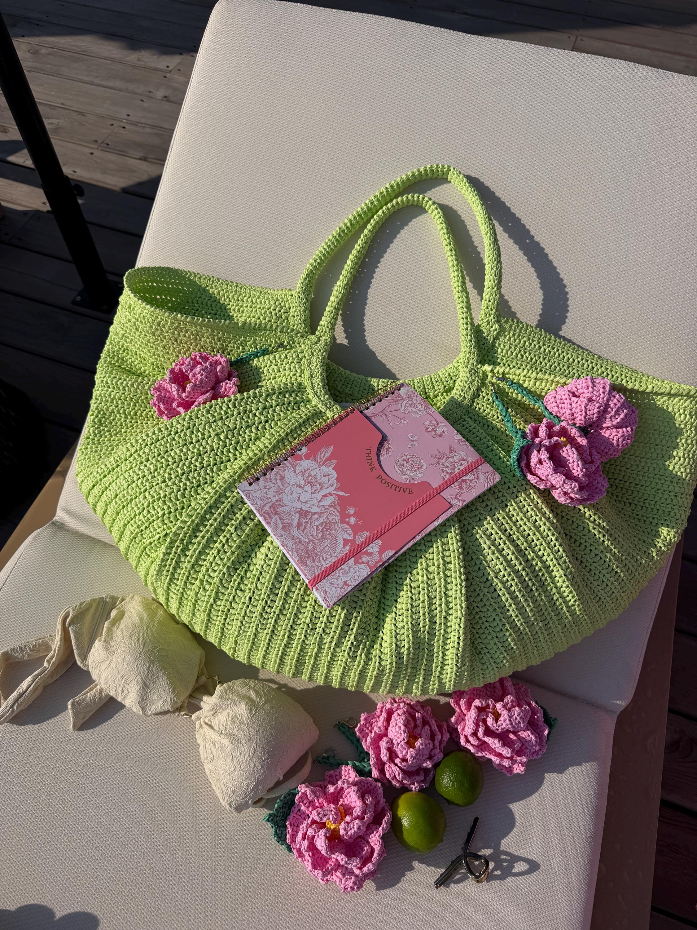 COTTON SHOPPER — FLOWER CHARMS