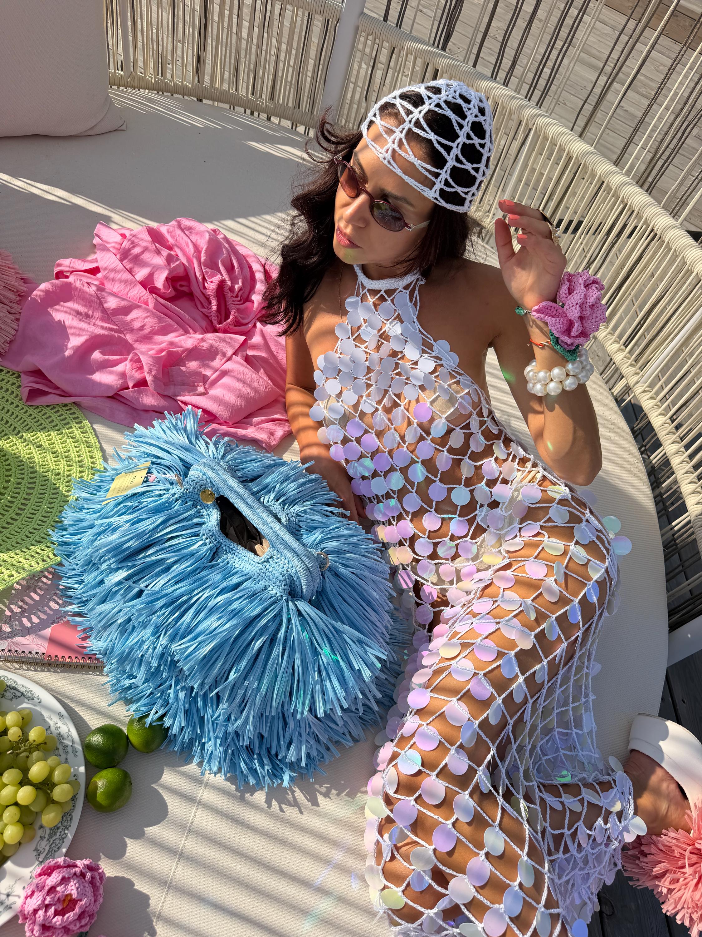 LUMI DRESS — WHITE — view 3