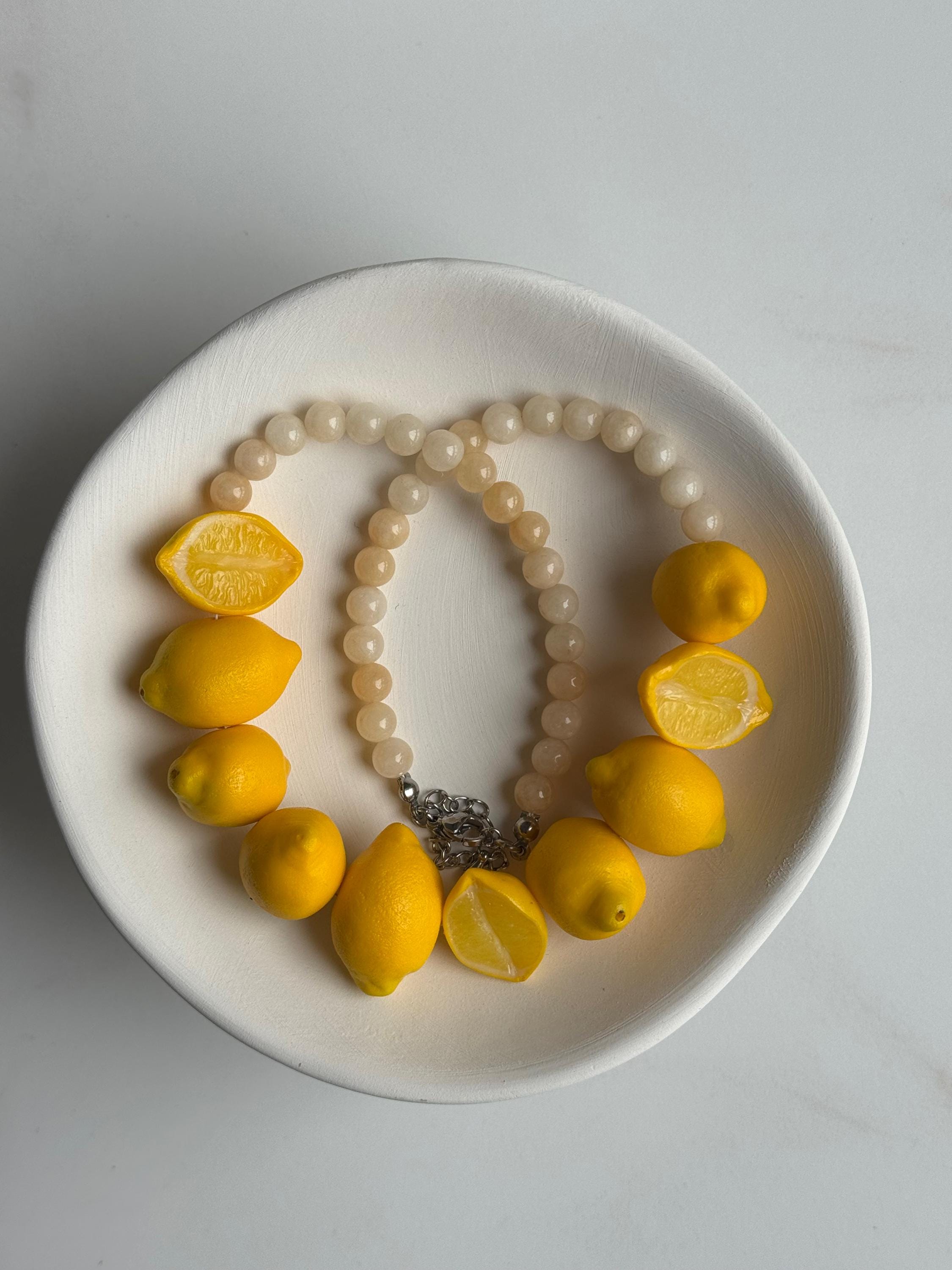 LEMON NECKLACE & BRACELET