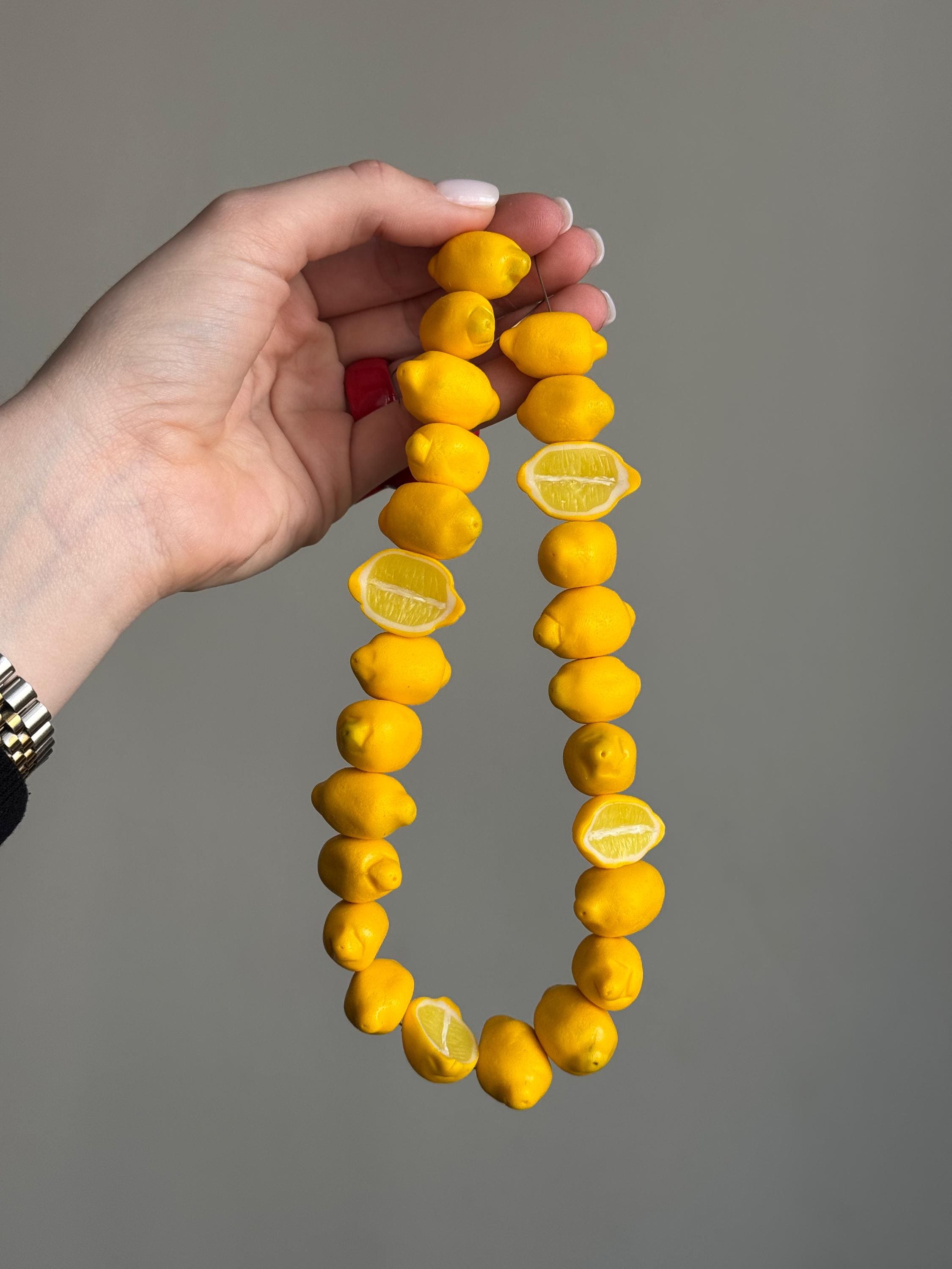 LEMON NECKLACE & BRACELET