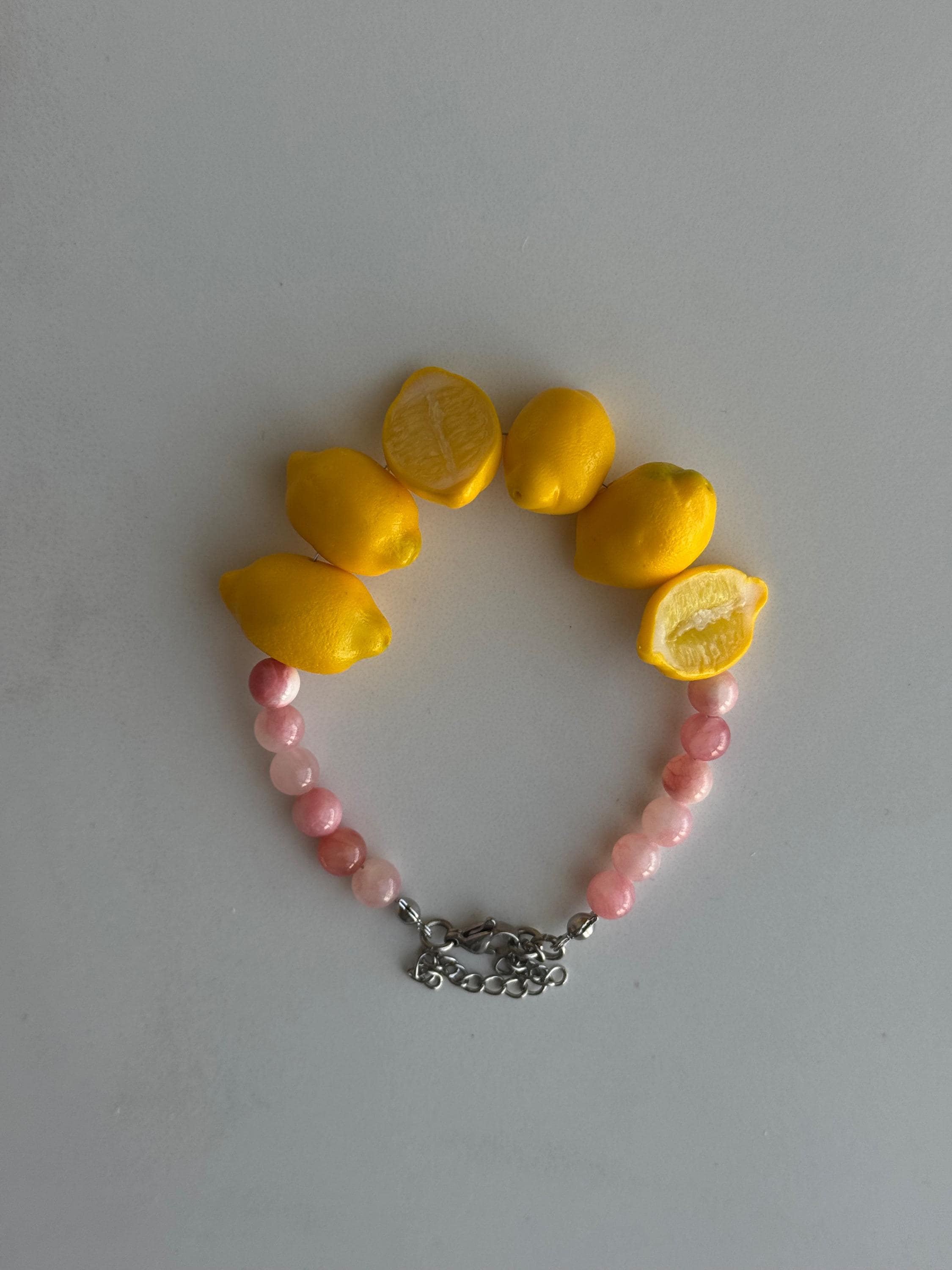 LEMON & ONYX NECKLACE & BRACELET