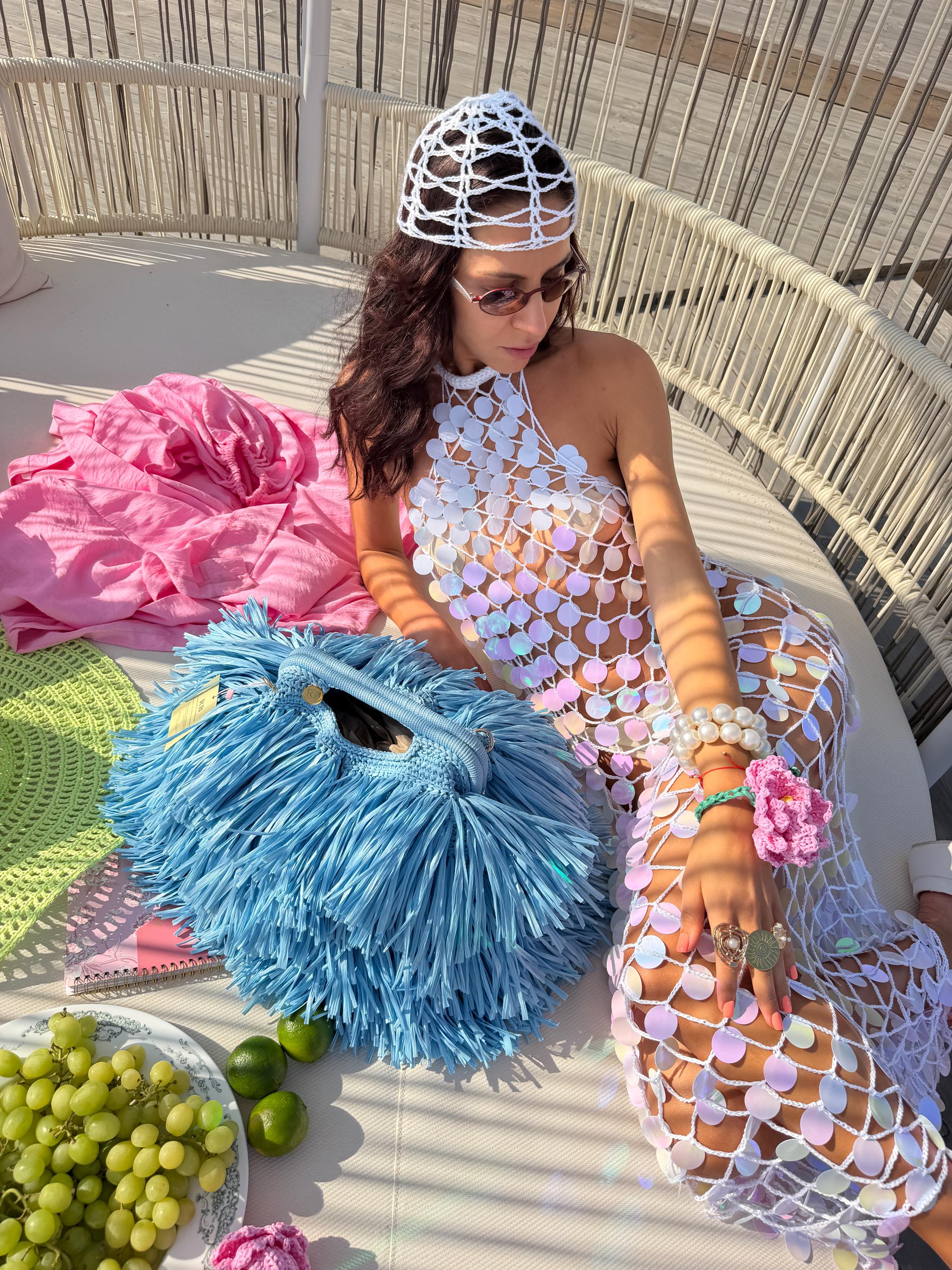 LUMI DRESS — WHITE — view 7