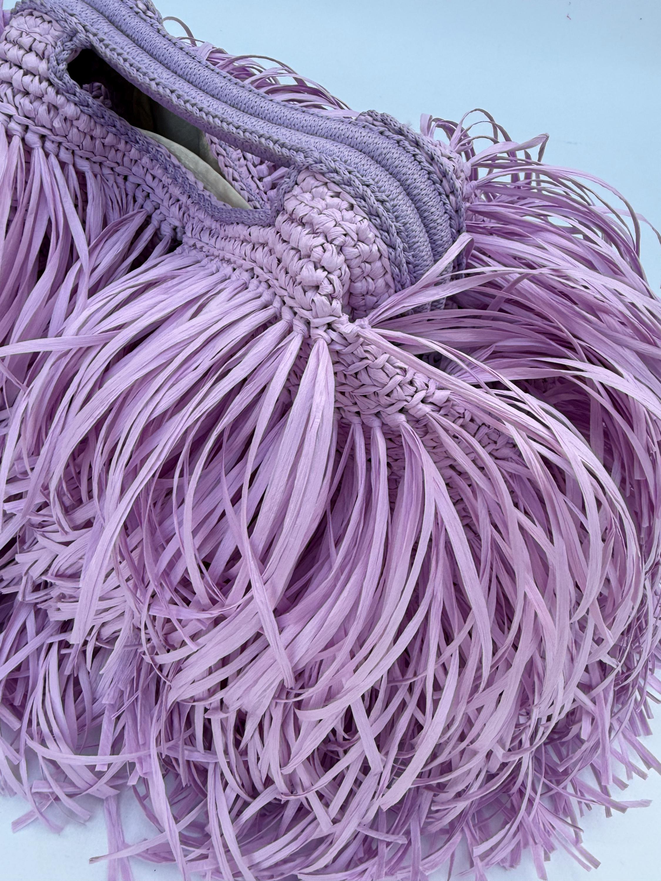 SHAGGY BAG — LAVENDER — view 3