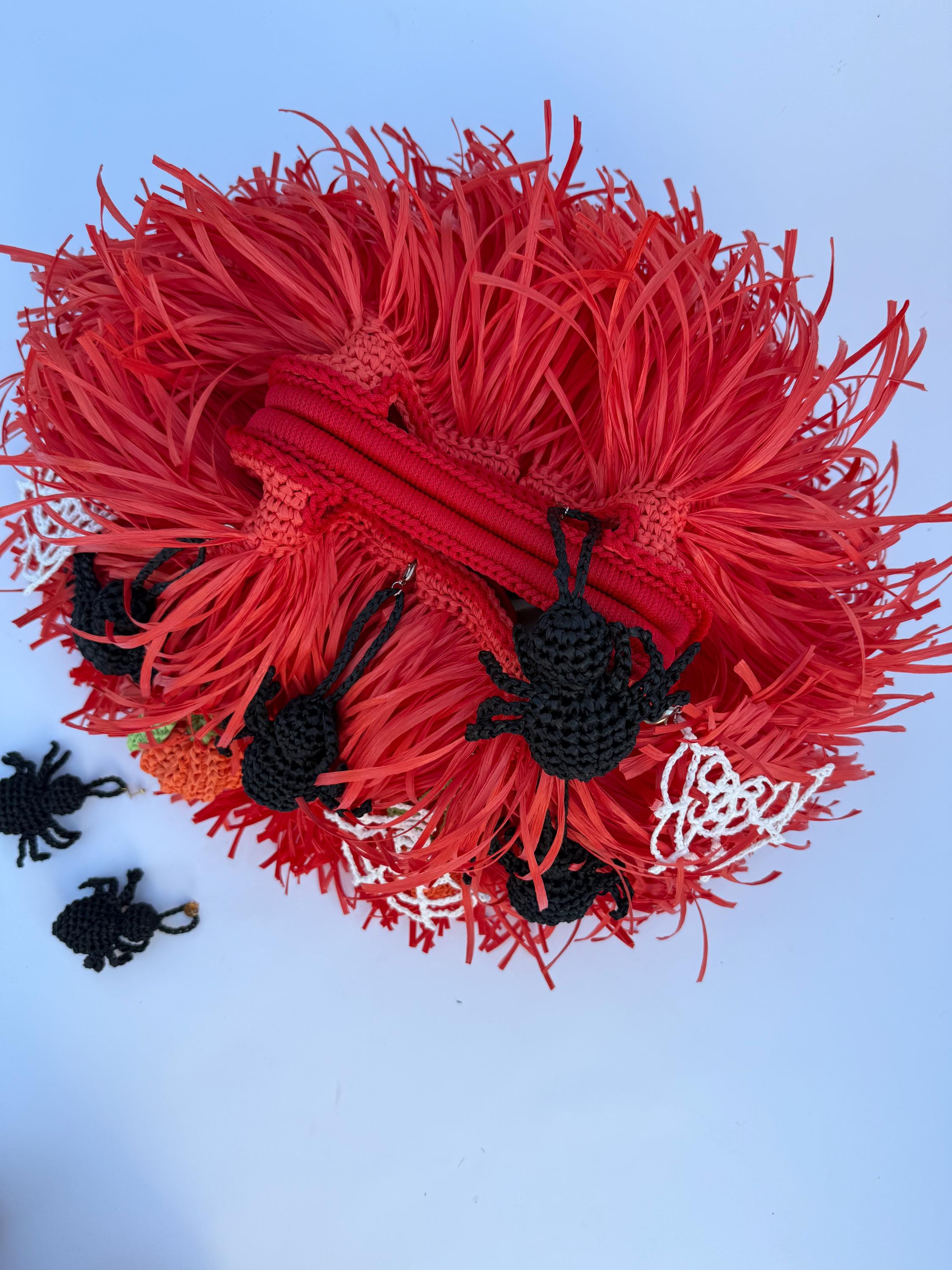 SHAGGY BAG — RED — view 2